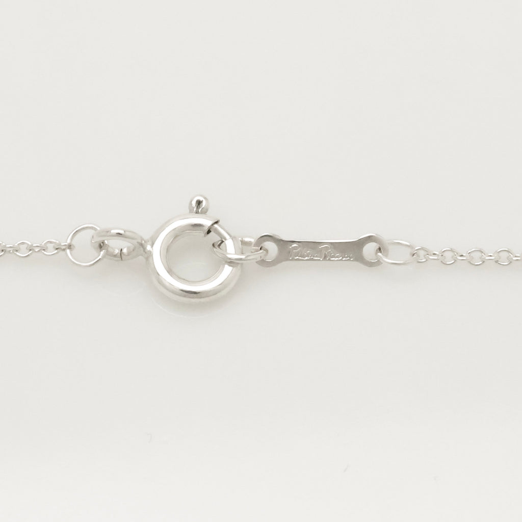  Tiffany & Co. Picasso Double Loving Heart Necklace Sterling Silver 925