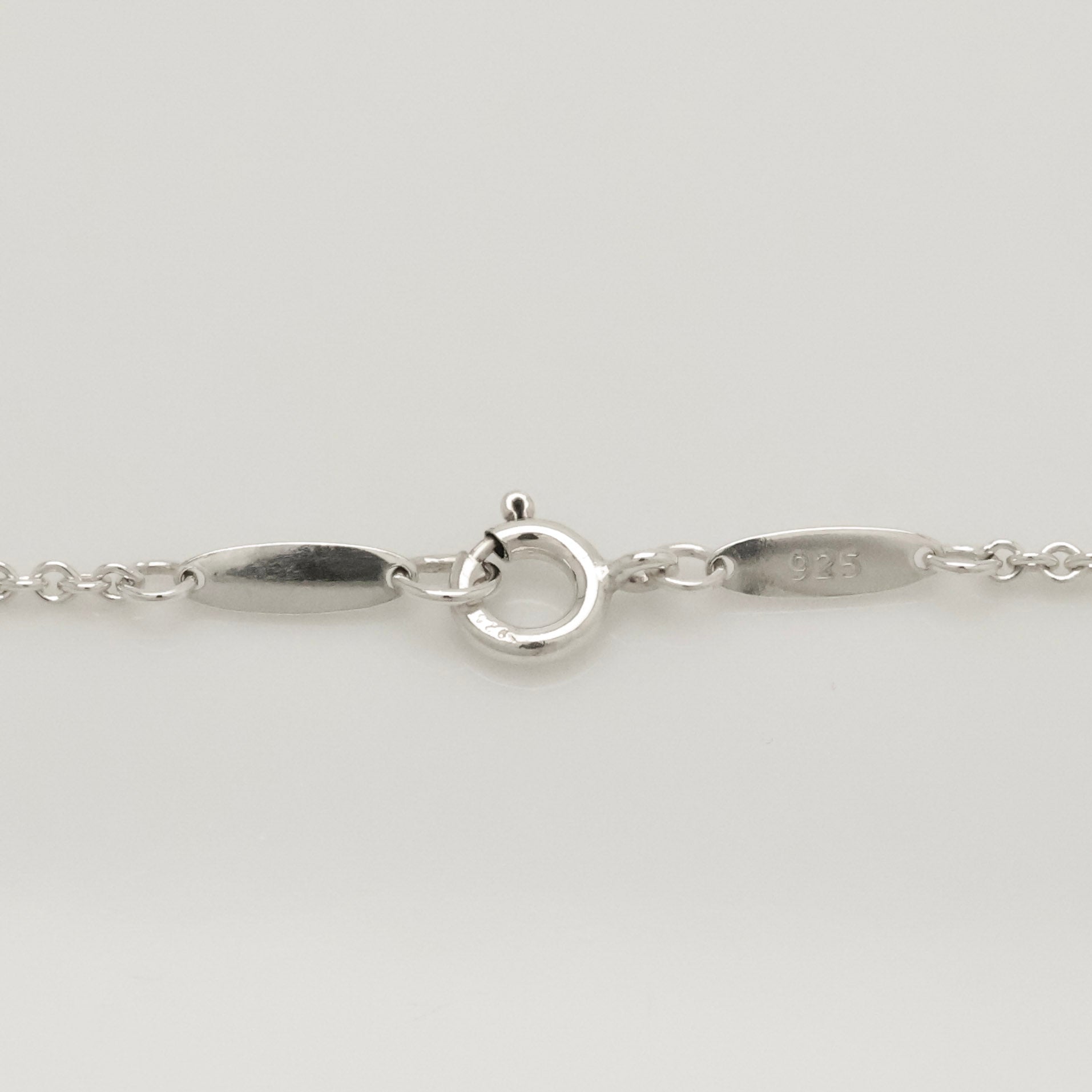 Tiffany & Co. Initial Letter "A" Pendant Necklace Sterling Silver 925