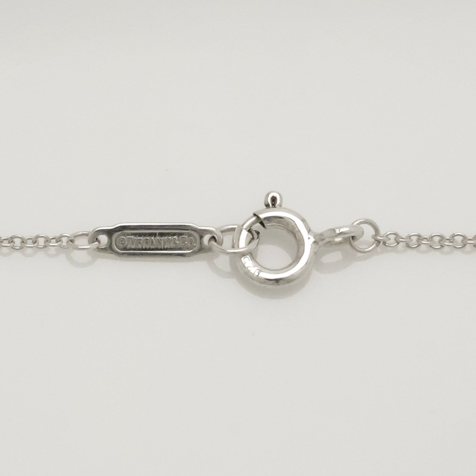 Tiffany & Co. Ribbon Bow Necklace Pendant  Sterling Silver 925 