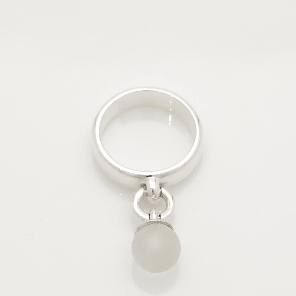 TIFFANY&Co. クォーツ ボール ダングル リング 10 号 AG925