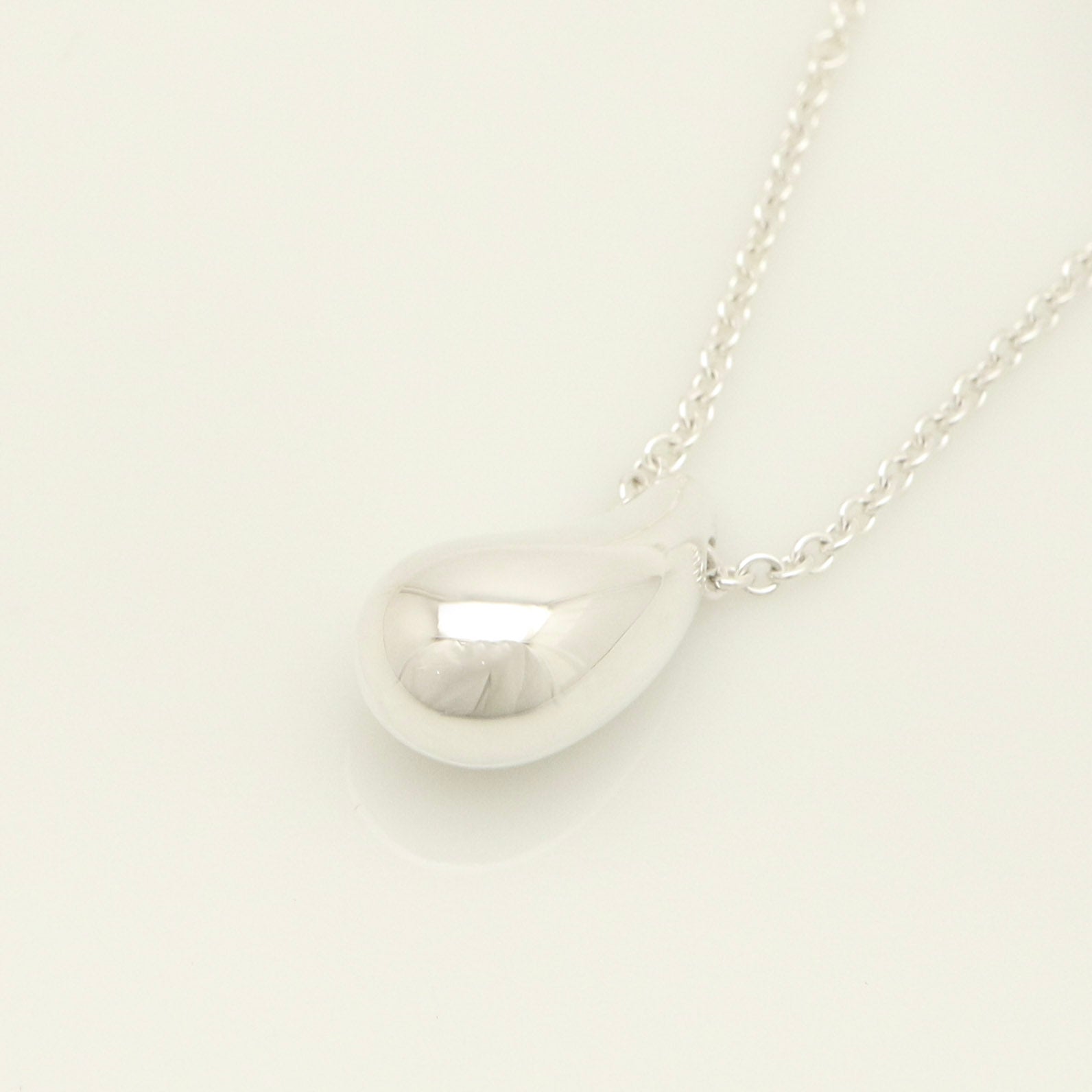 Tiffany & Co. Teardrop Necklace Pendant Sterling Silver 925 
