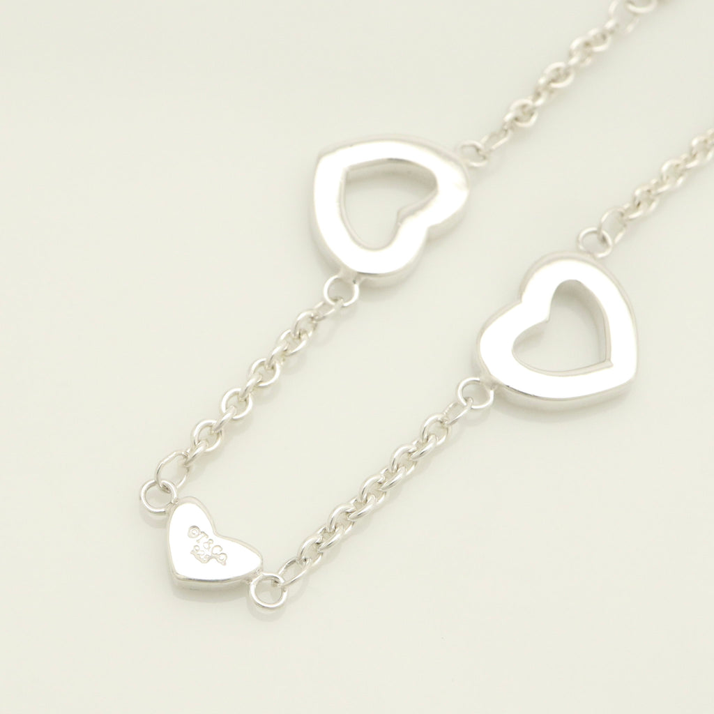 TIFFANY&Co.  ハート リンク ラリアット ブレスレット AG925