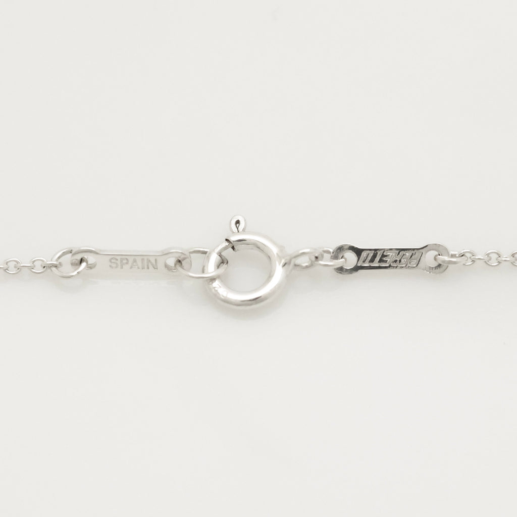 TIFFANY&Co. カーブド ハート エルサペレッティ ネックレス AG925