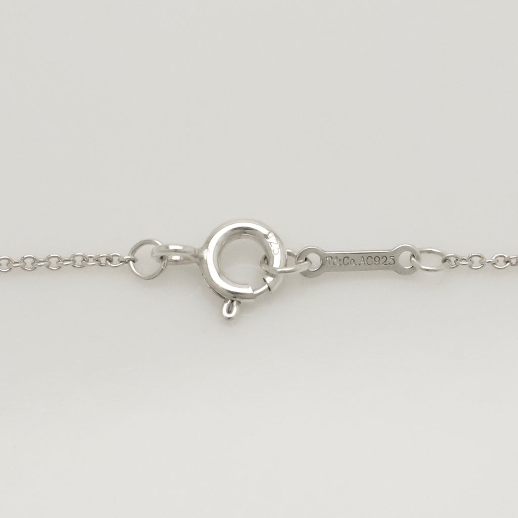 TIFFANY&Co. ダブル ラビング ハート 1P ピンクサファイア パロマピカソ ネックレス AG925