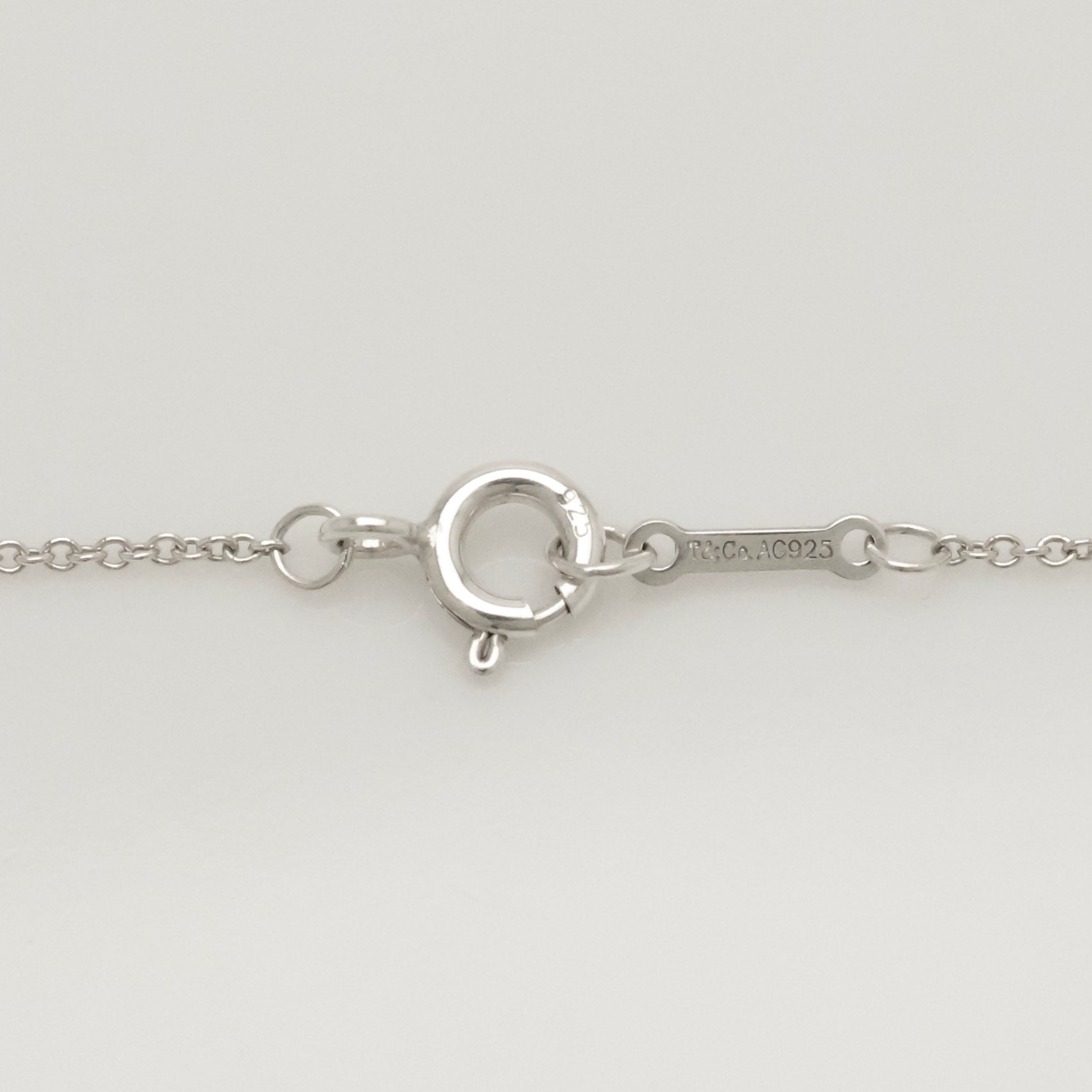 TIFFANY&Co. ダブル ラビング ハート 1P ピンクサファイア パロマピカソ ネックレス AG925