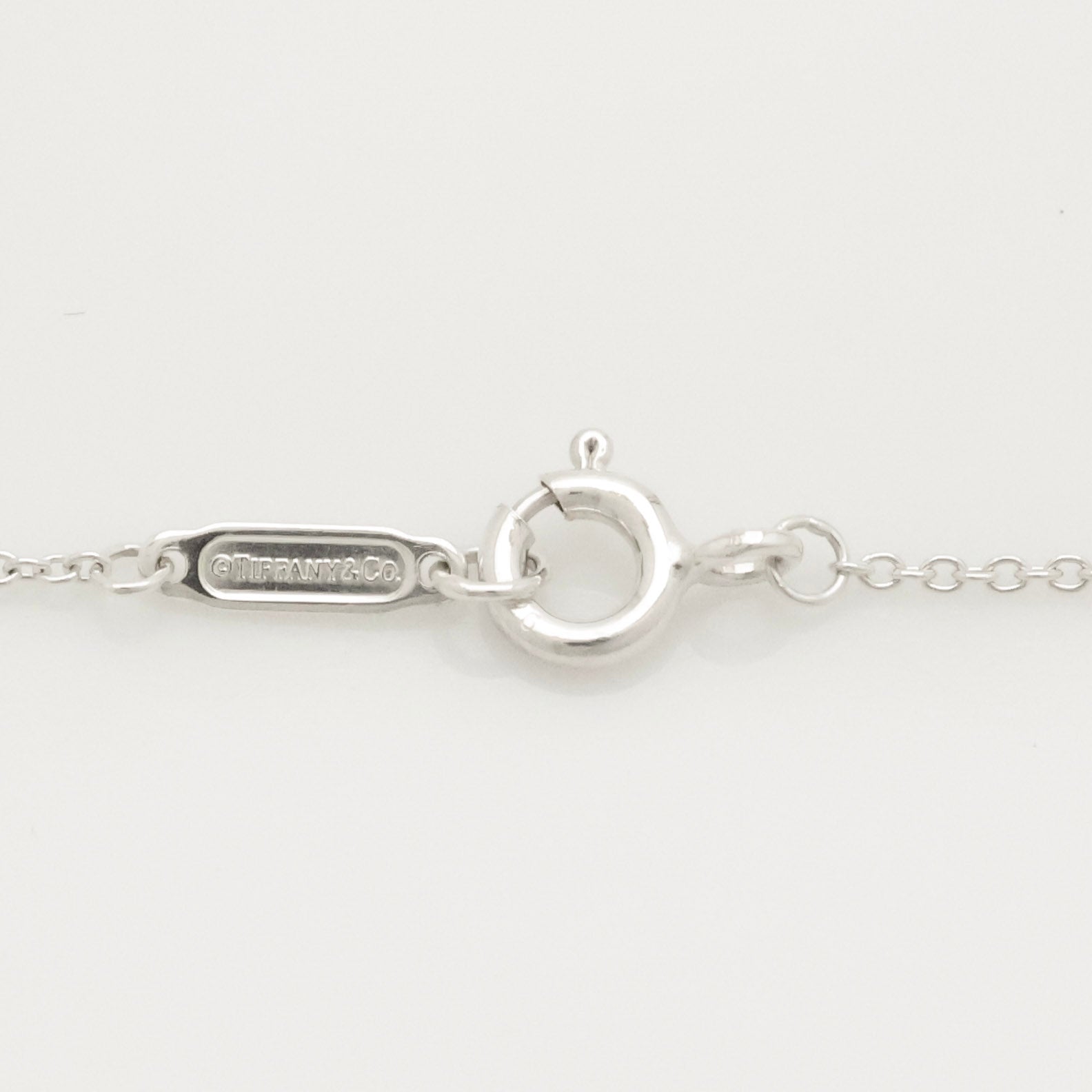 TIFFANY&Co. ノーツ スクエア プレート ネックレス AG925