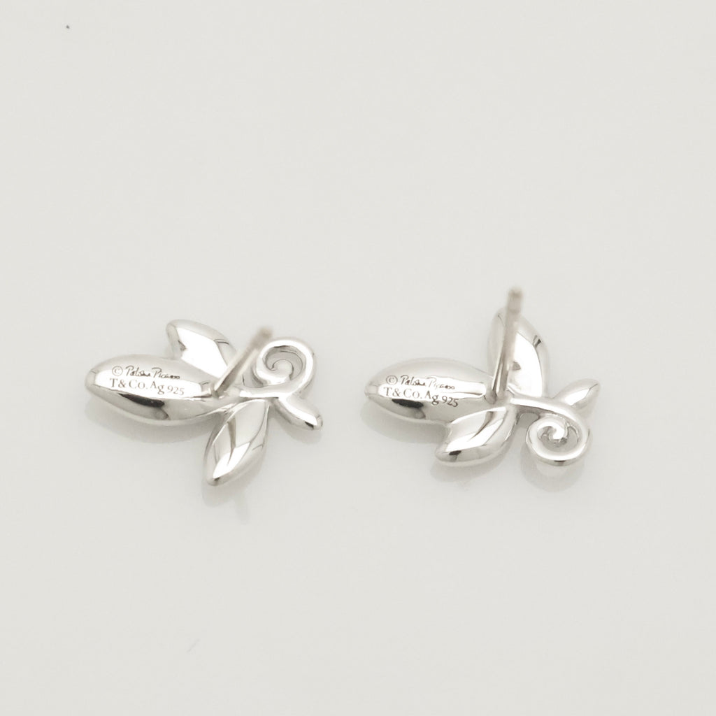 Tiffany & Co. Olive Leaf Necklace Sterling Silver 925 