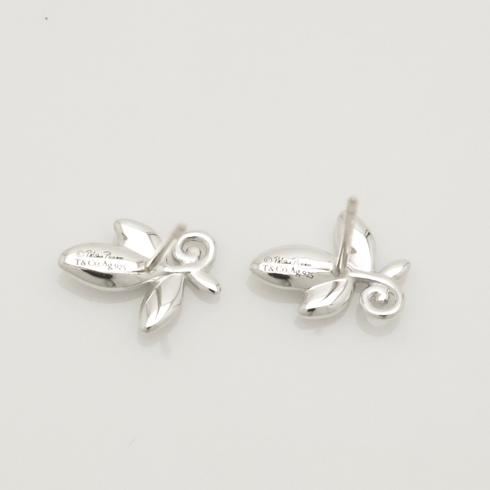 Tiffany & Co. Olive Leaf Necklace Sterling Silver 925 
