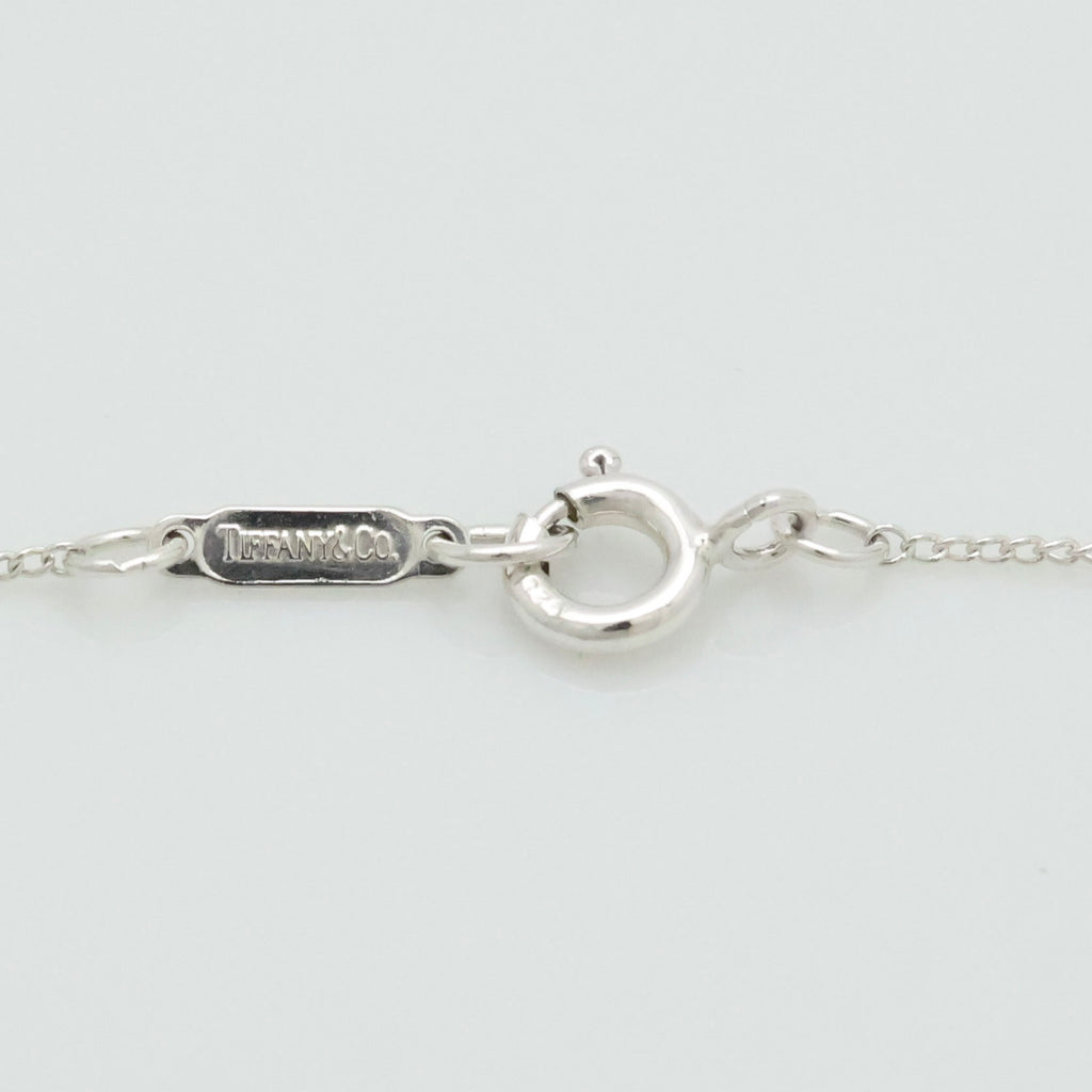 TIFFANY&Co. ハート リボン コンビ ネックレス AG925 AU750