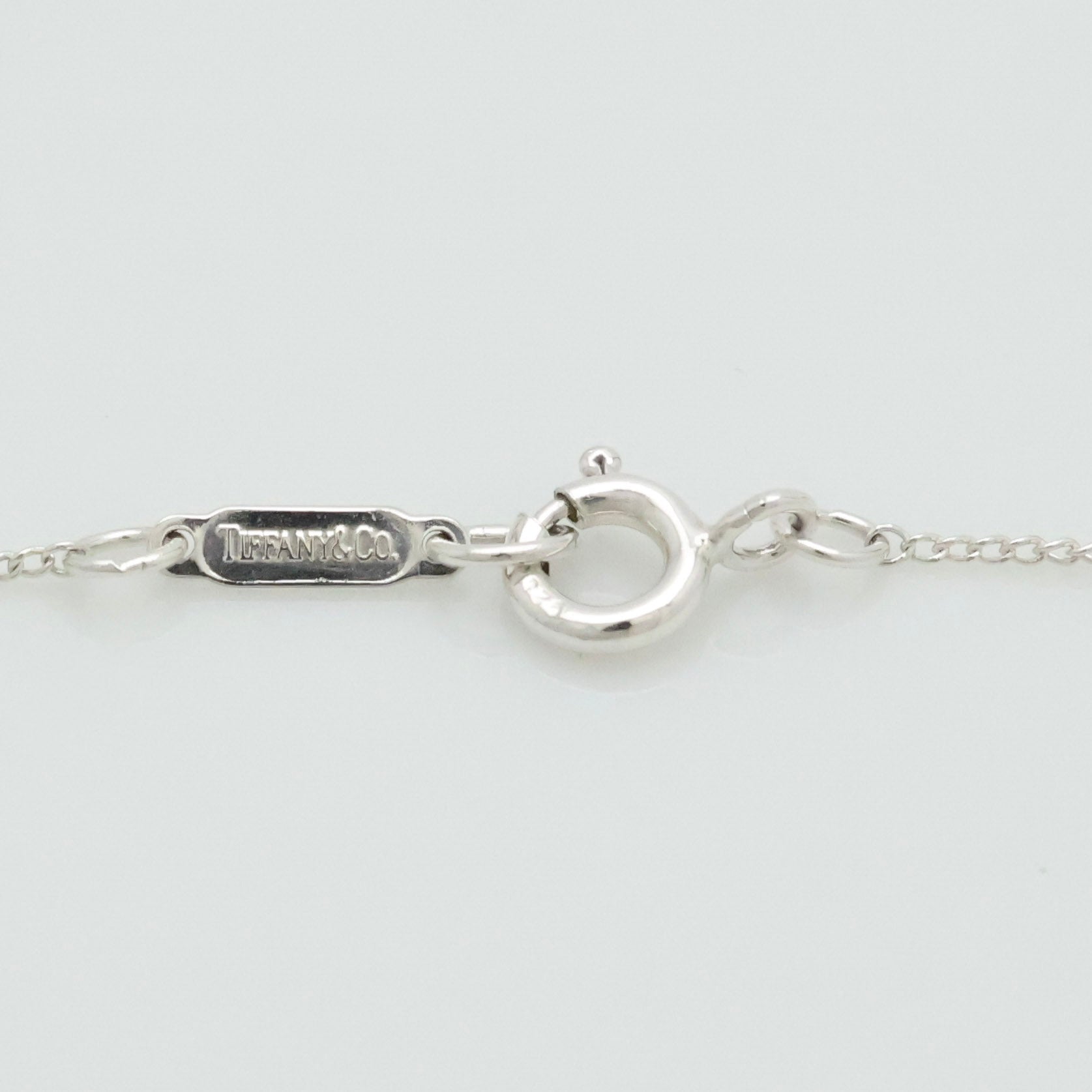 TIFFANY&Co. ハート リボン コンビ ネックレス AG925 AU750