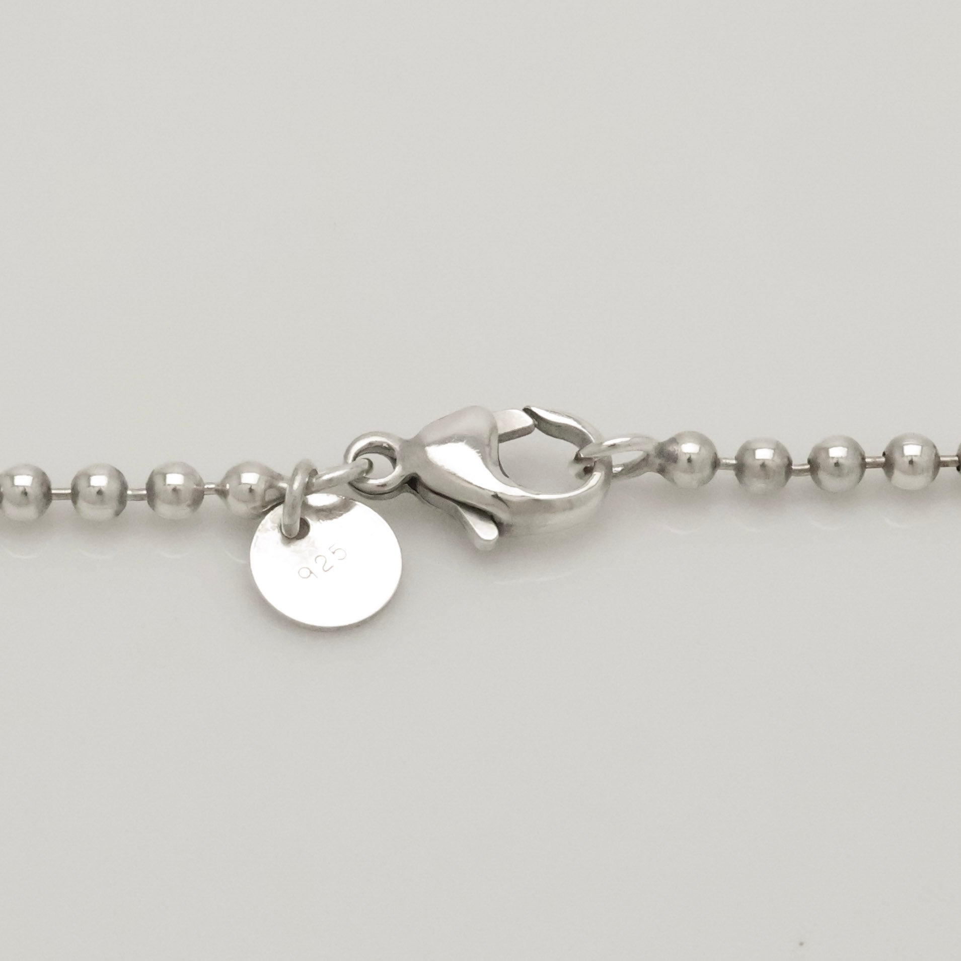 TIFFANY&Co.リターントゥ ティファニー オーバル タグ ボール チェーン ネックレス AG925