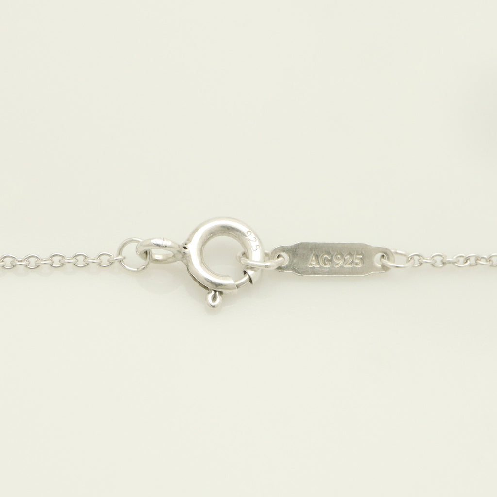 Tiffany & Co. 1837 Interlocking Circles Lariat Necklace Sterling Silver 925