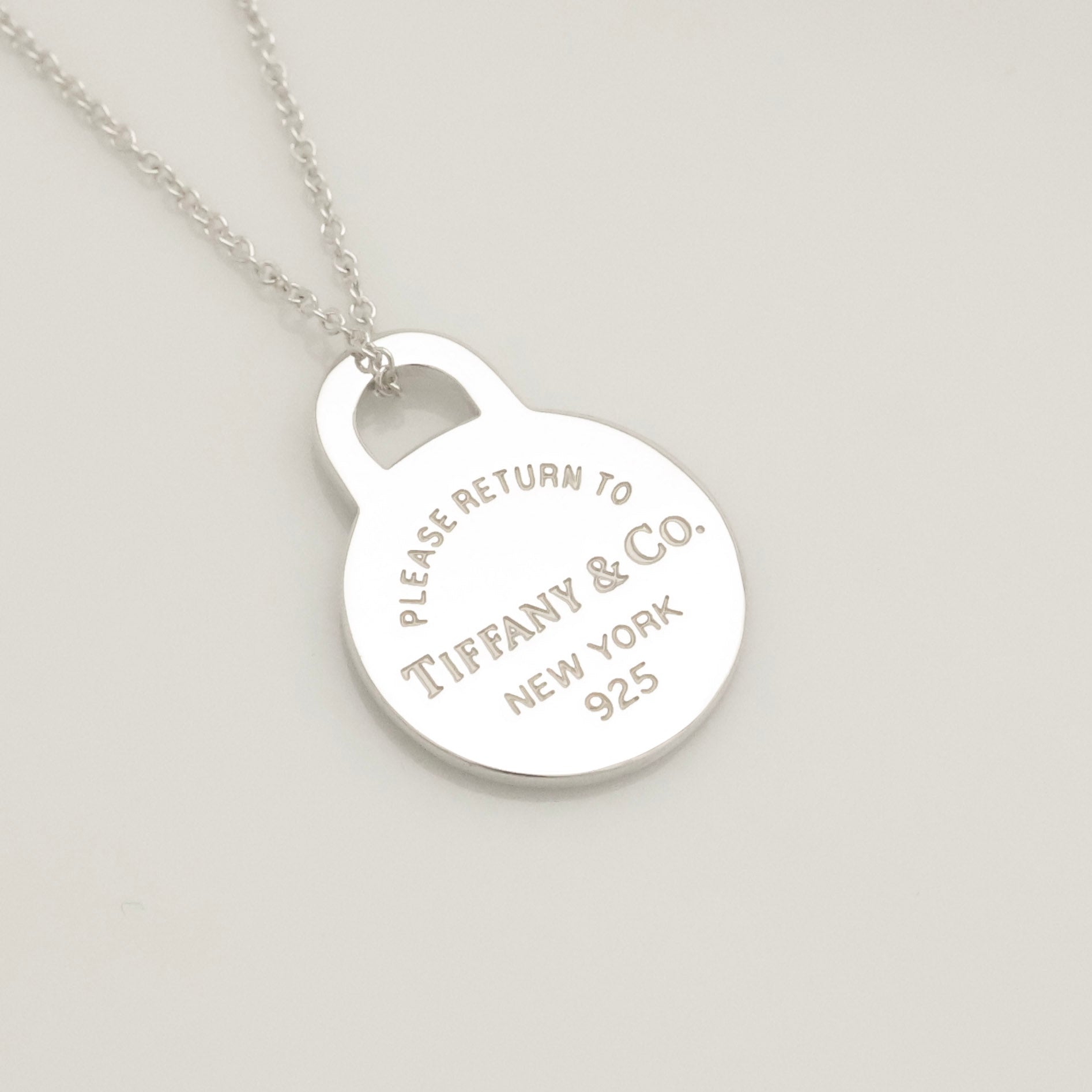 TIFFANY&Co.リターントゥ ティファニー ラウンド ネックレス AG925