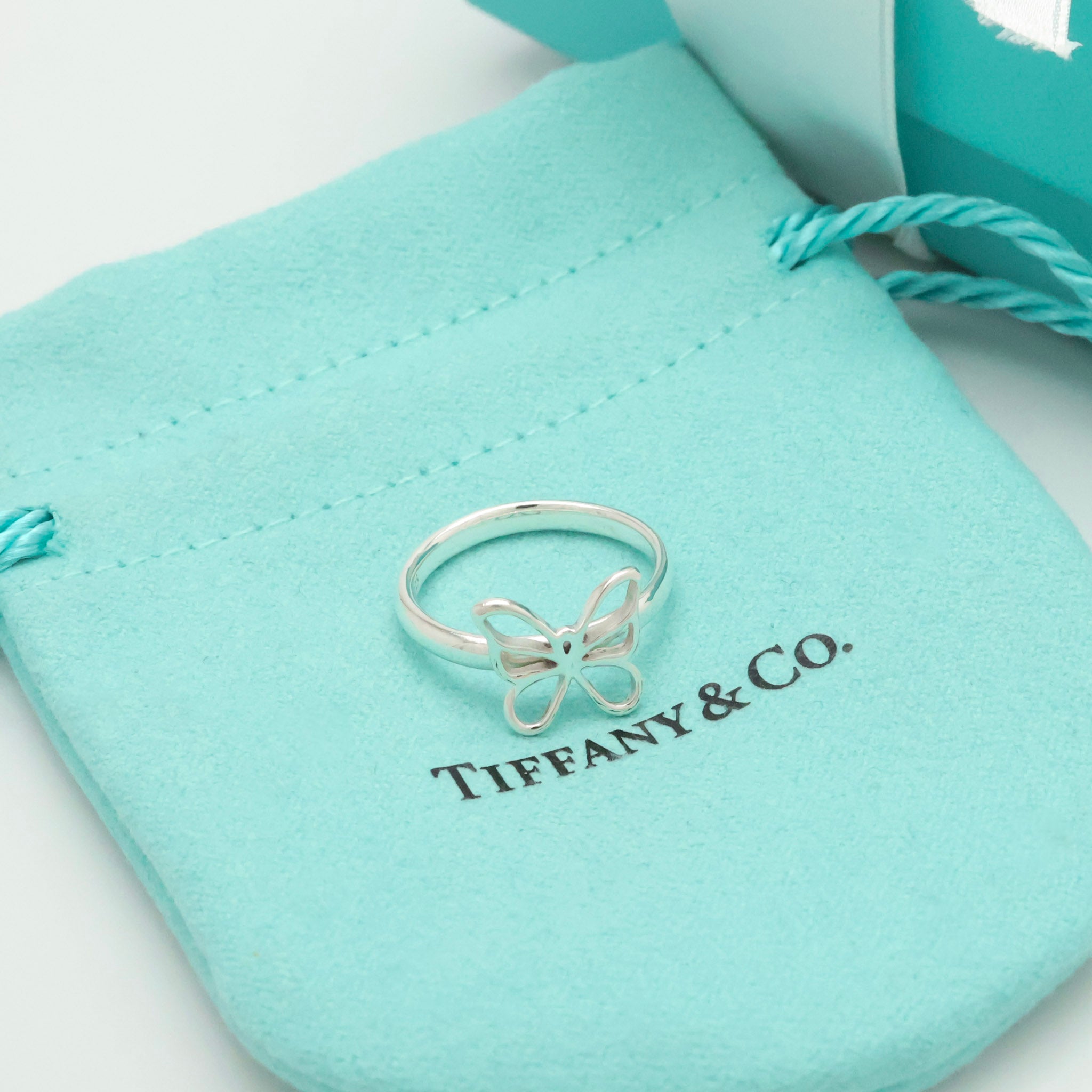  Tiffany & Co. Butterfly Ring Sterling Silver 925 