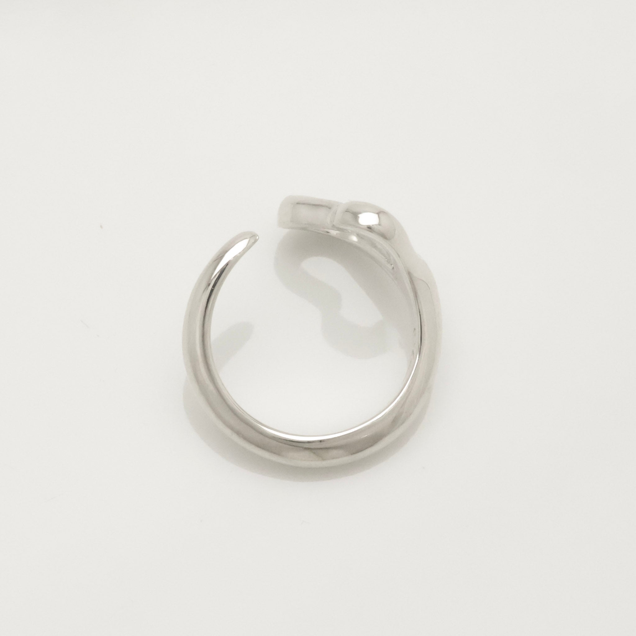 Tiffany & Co. Peretti Open Heart Ring Sterling Silver 925