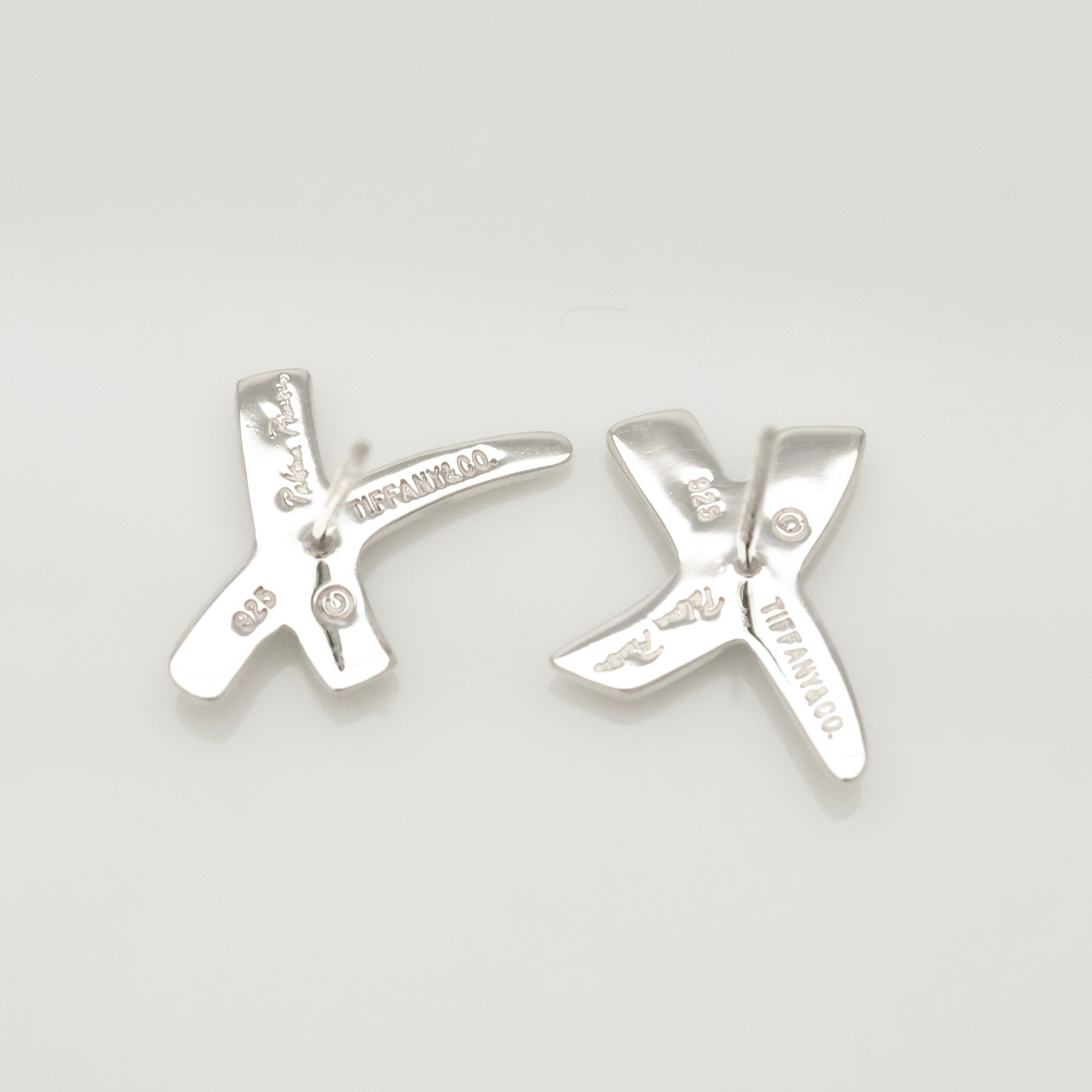 TIFFANY&Co. キス クロス パロマピカソ スタッド ピアス AG925