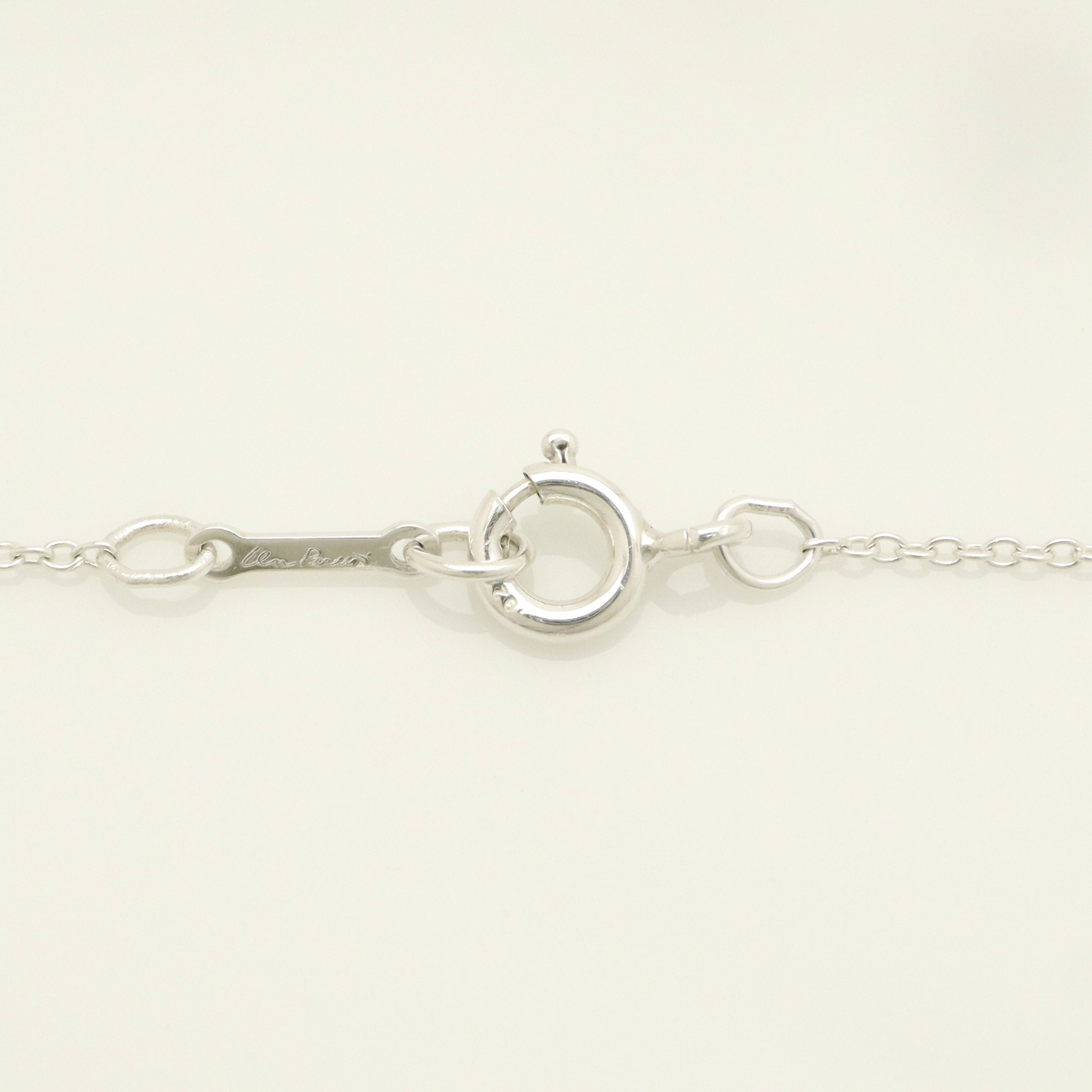  Tiffany & Co. Small Cross Pendant Necklace  Sterling Silver 925 