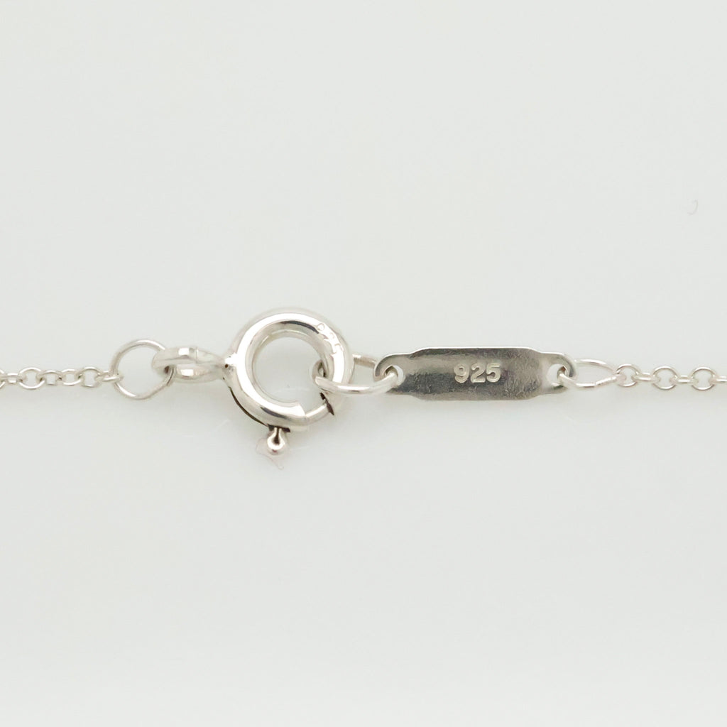 Tiffany & Co. Round Keyhole Padlock Necklace Silver Sterling 925 & 18K Gold 