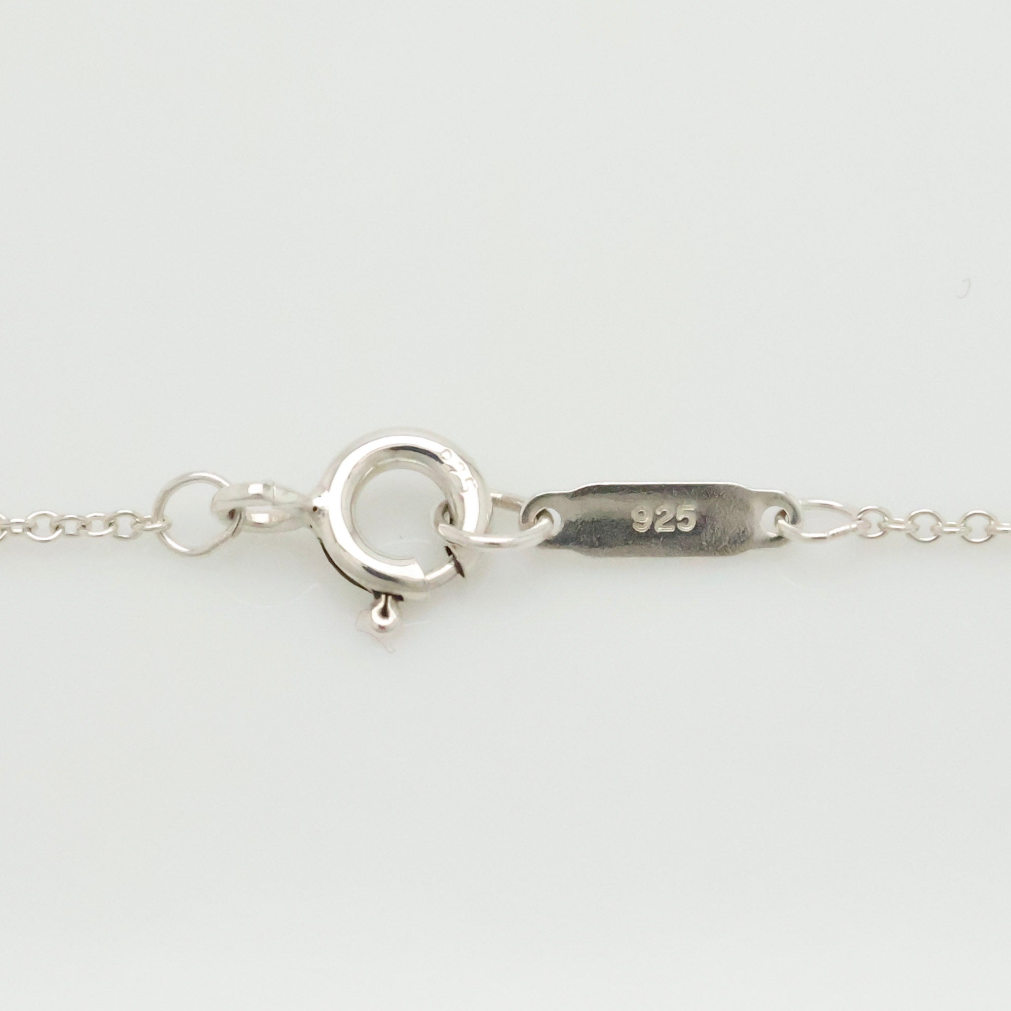 Tiffany & Co. Round Keyhole Padlock Necklace Silver Sterling 925 & 18K Gold 