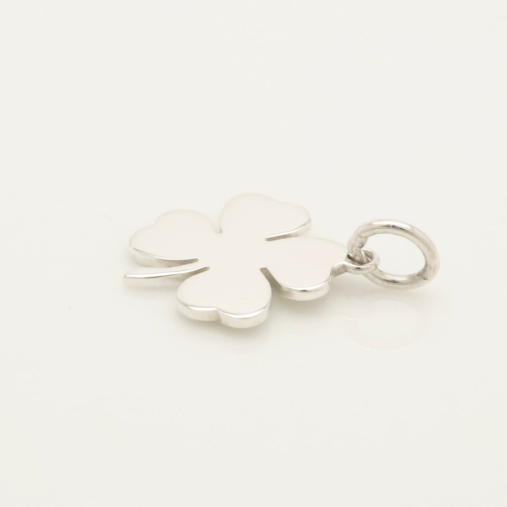 Tiffany & Co. Four Leaf Clover Pendant Charm Sterling Silver 925 