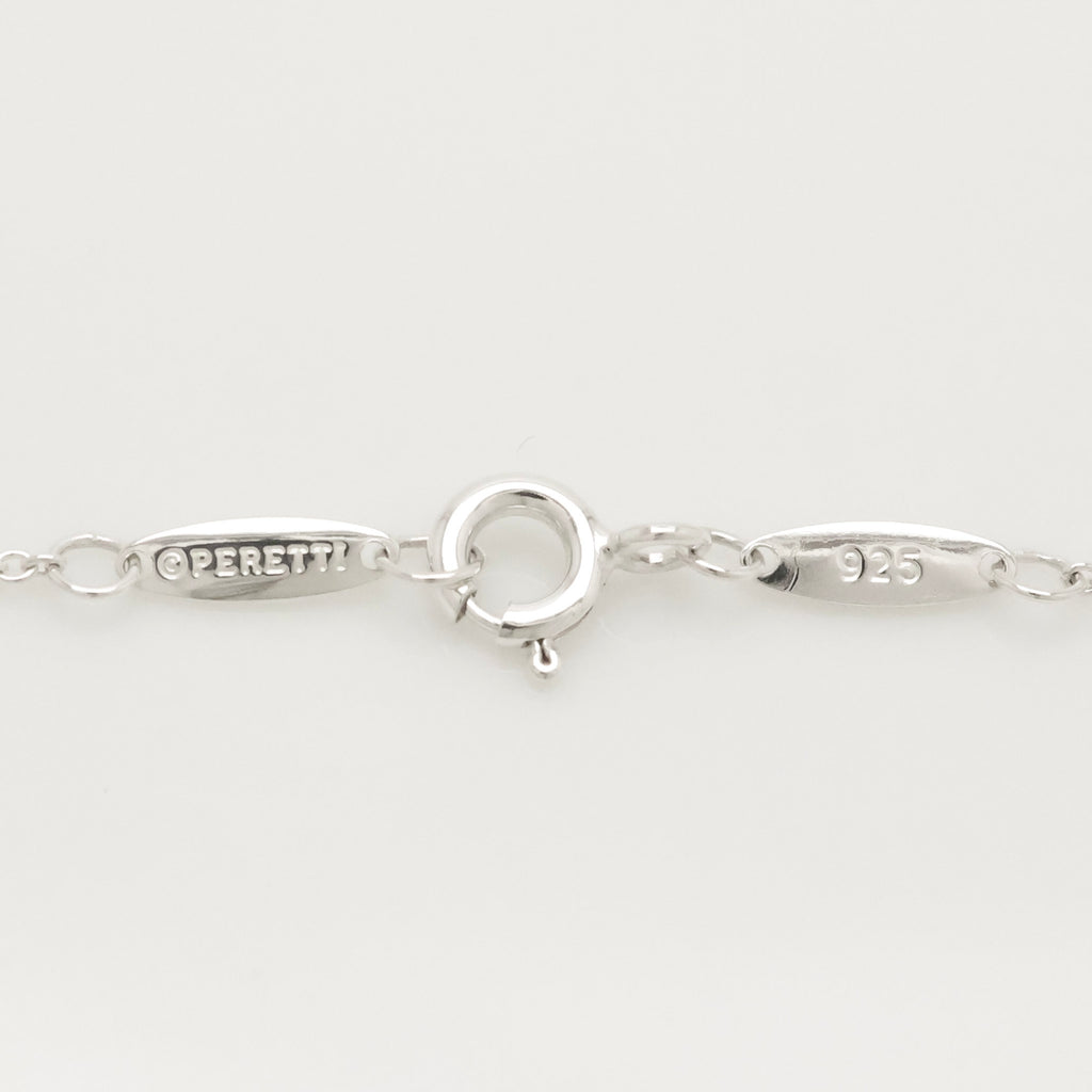 TIFFANY&Co. ノーツ レター S イニシャル 1P ダイヤモンド ネックレス AG925