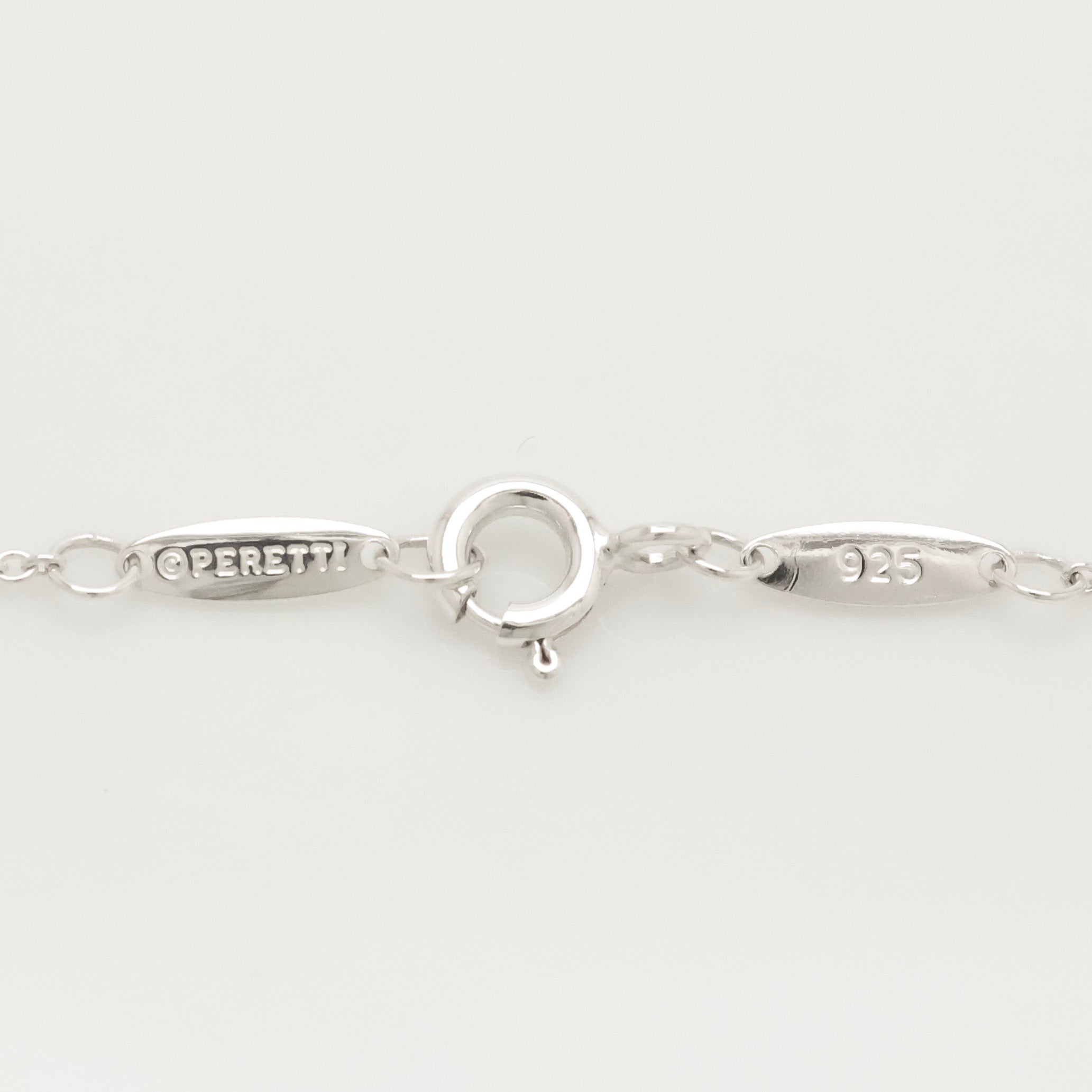 TIFFANY&Co. ノーツ レター S イニシャル 1P ダイヤモンド ネックレス AG925