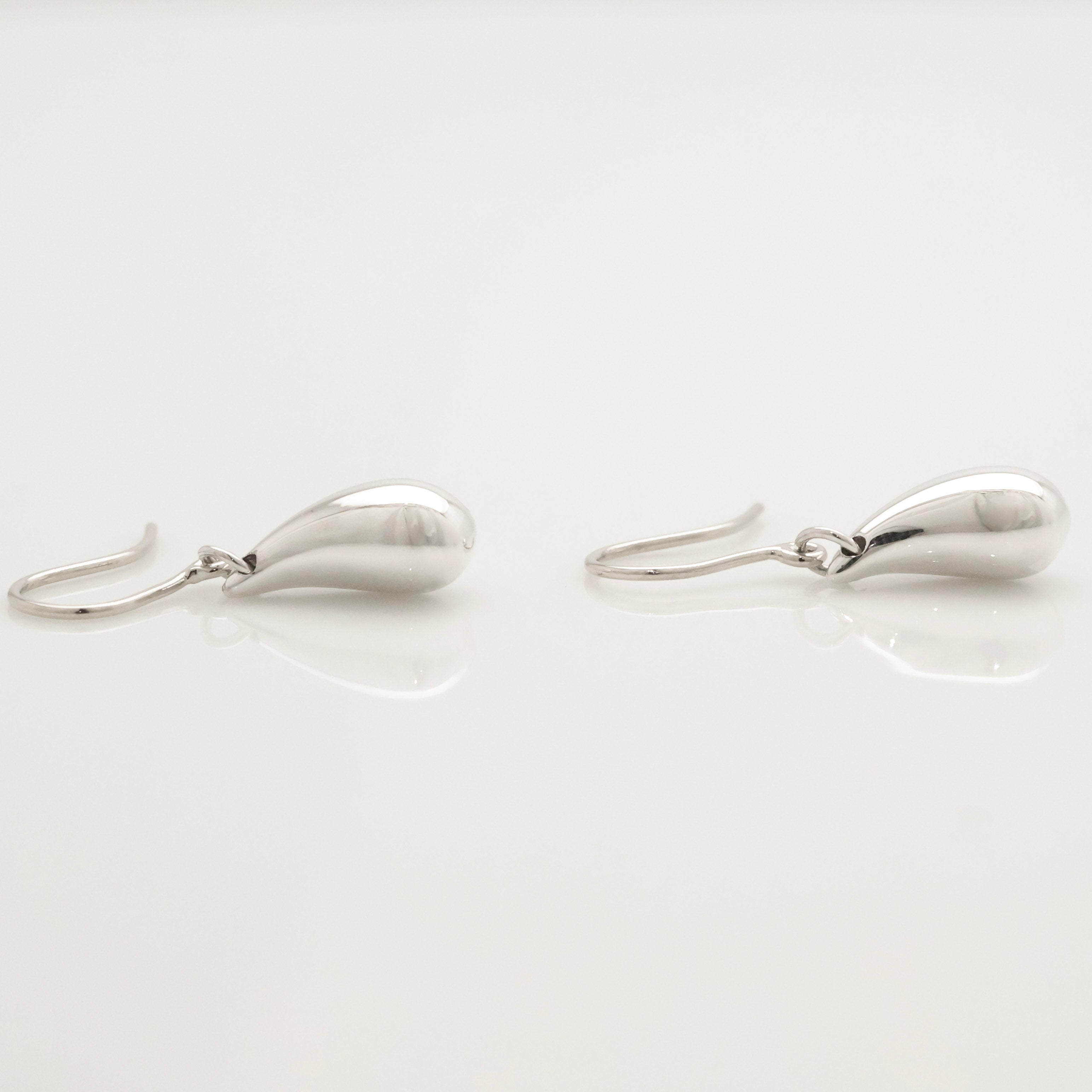 Tiffany & Co. Peretti Teardrop Dangle Earrings Sterling Silver 925