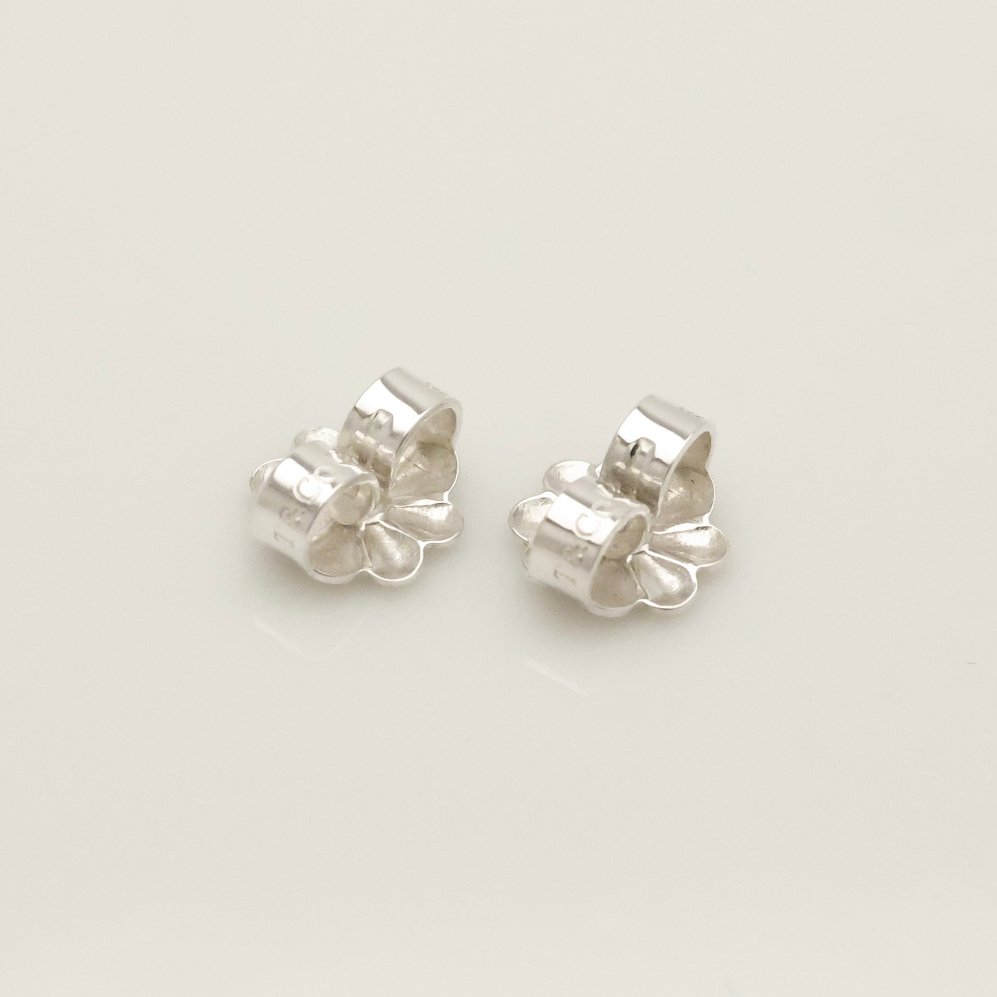 Tiffany & Co. Quadrifoglio Four Leaf Clover Stud Earrings Sterling Silver 925