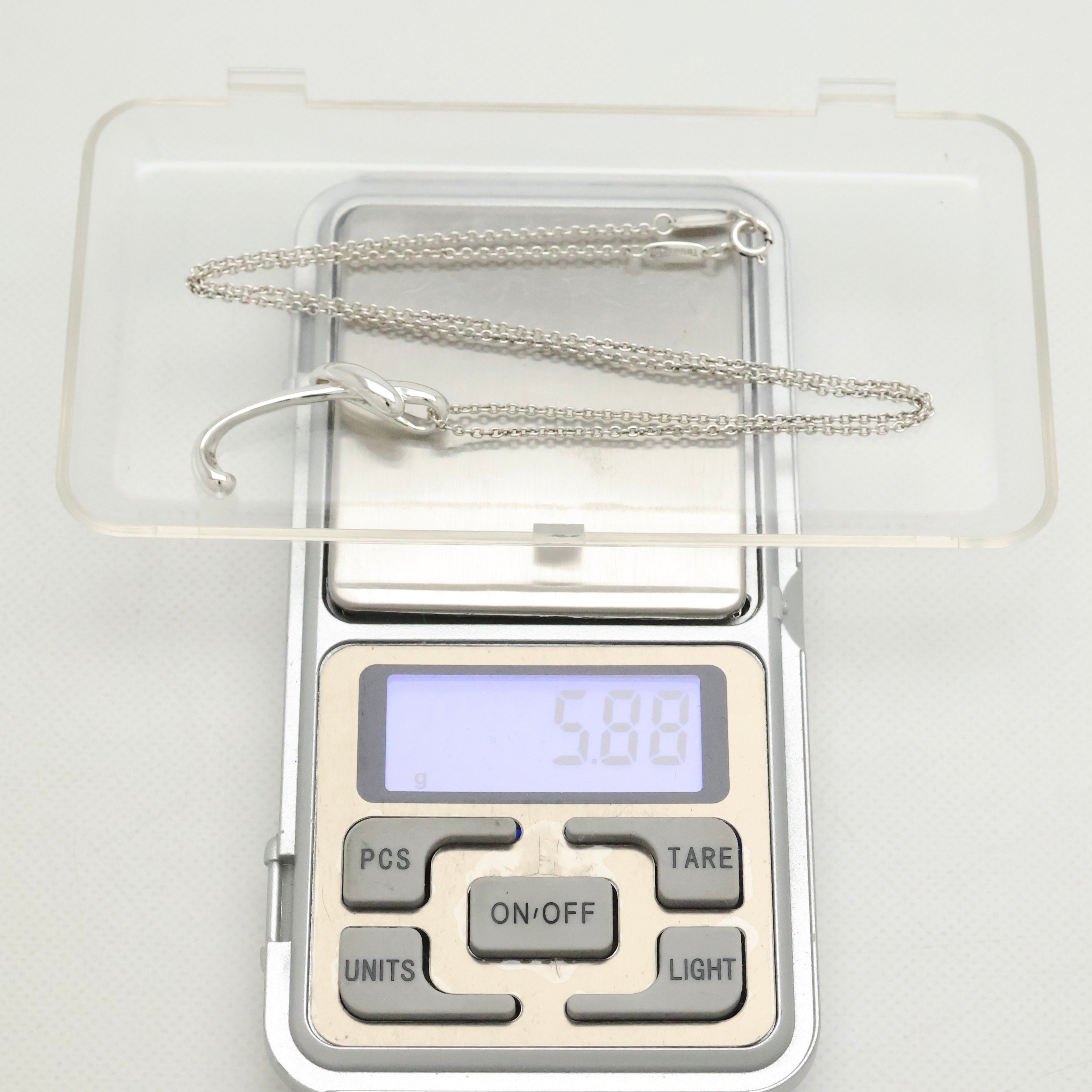 TIFFANY&Co. レター イニシャル T エルサペレッティ ネックレス AG925