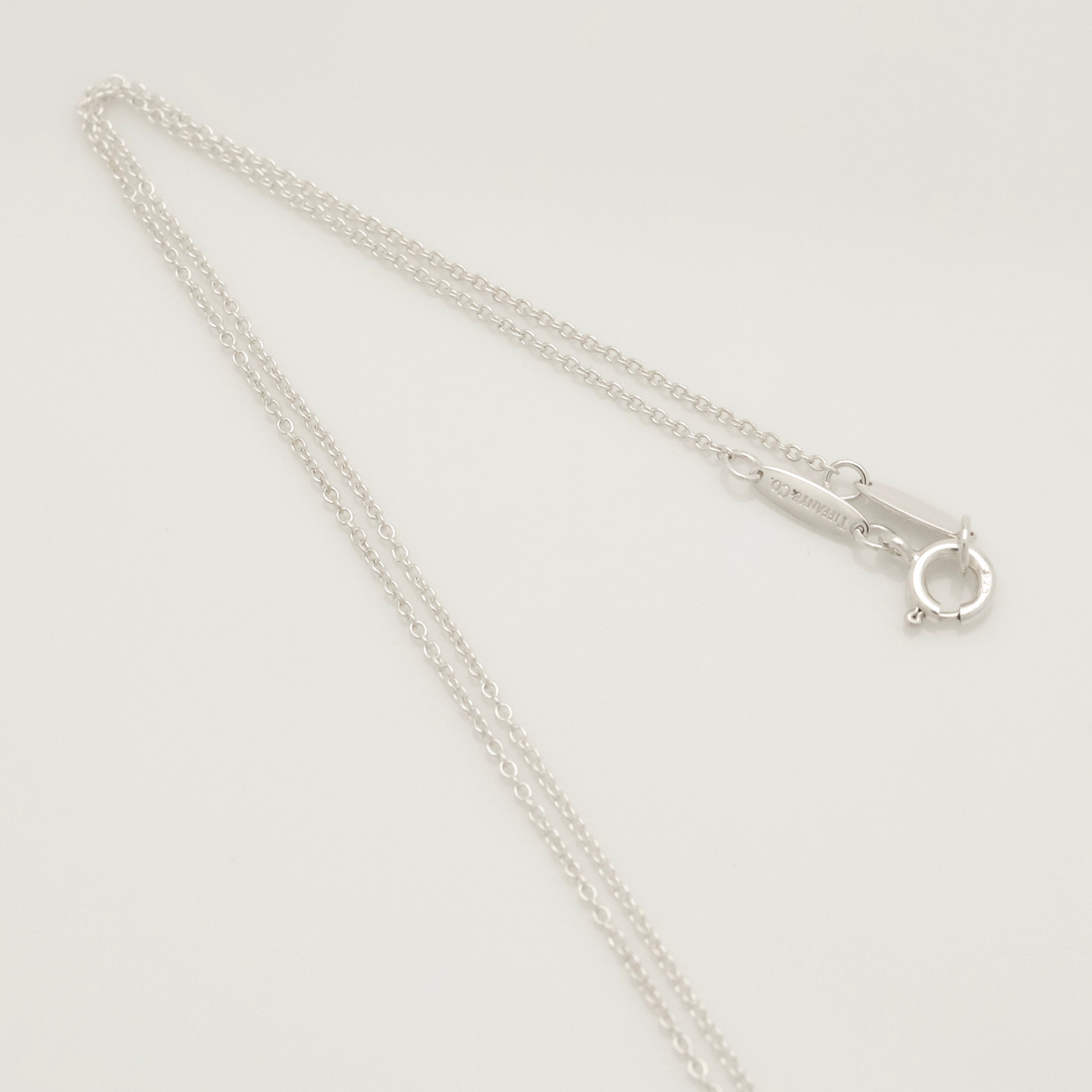  Tiffany & Co. Infinity Cross Necklace Pendant  Sterling Silver 925 
