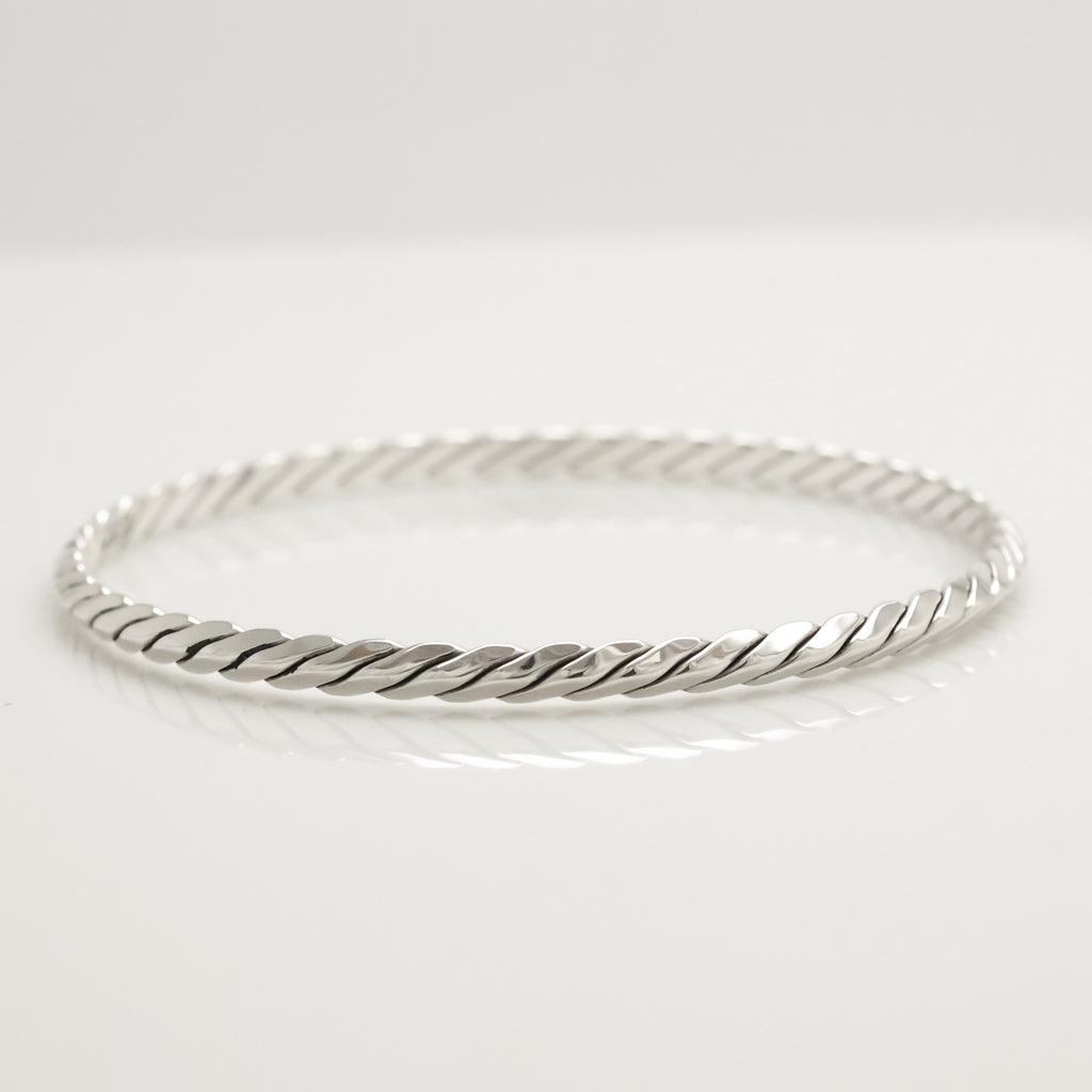 TIFFANY&Co. ツイスト ロープ バングル ブレスレット AG925