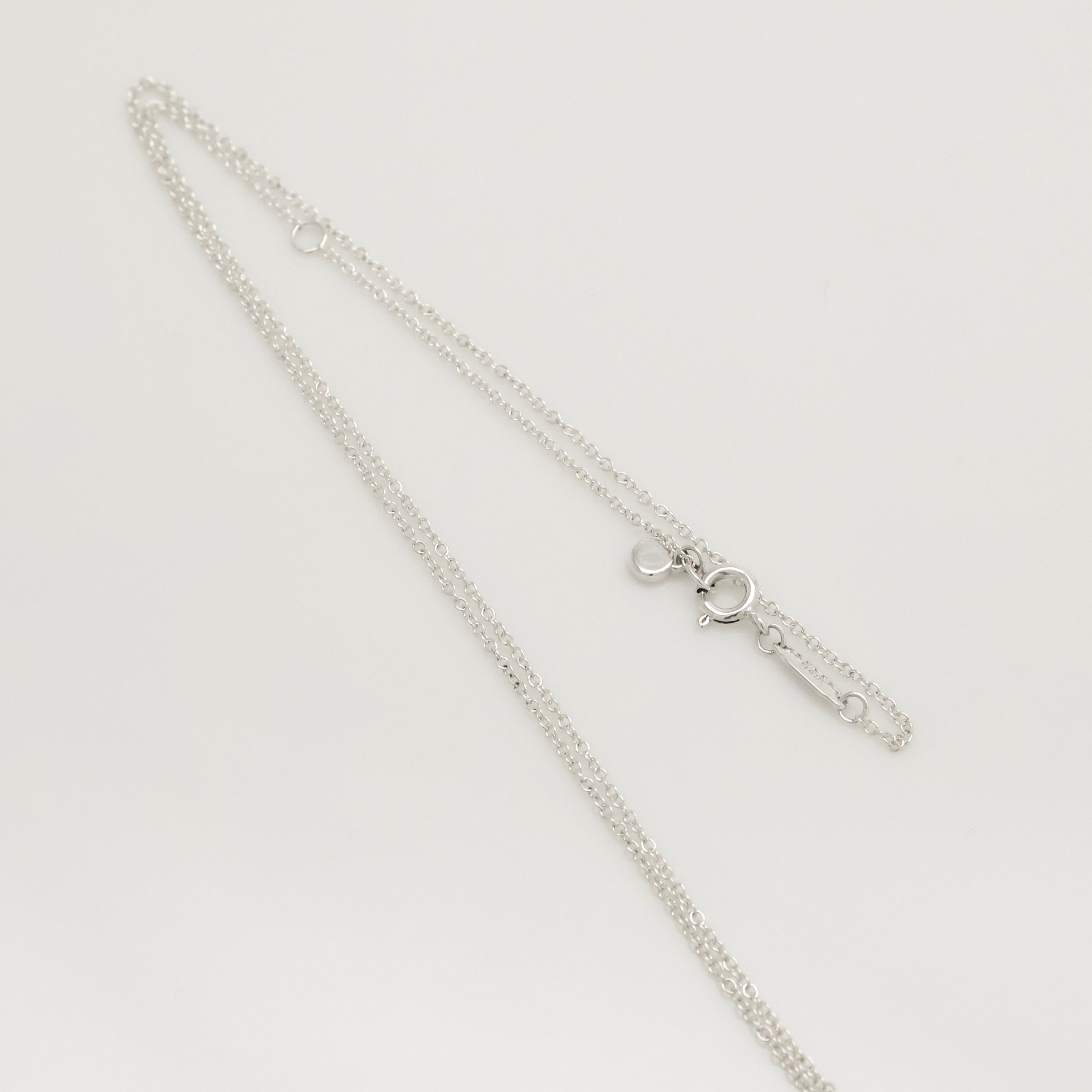 TIFFANY&Co. リターントゥ ティファニー ラウンド タグ エナメル ハート ネックレス AG925