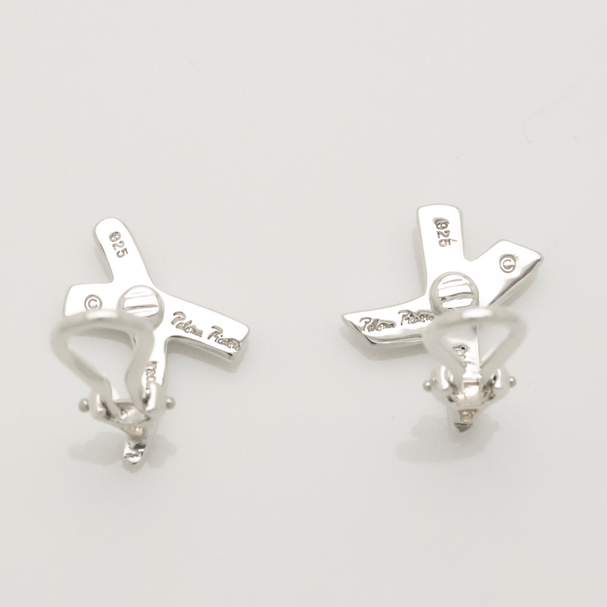 TIFFANY&Co. キス クロス パロマピカソ クリップ イヤリング AG925