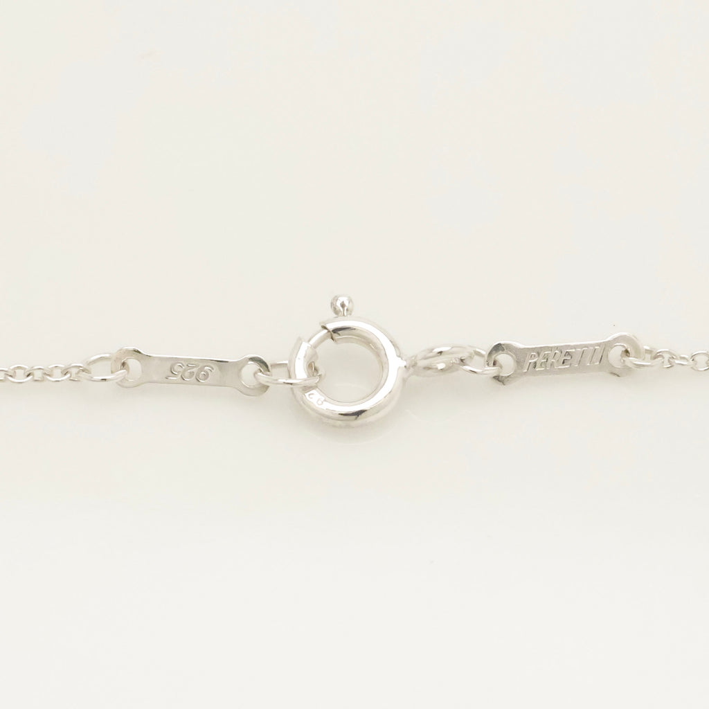 Tiffany & Co. Initial Letter "K" Pendant Necklace Sterling Silver 925
