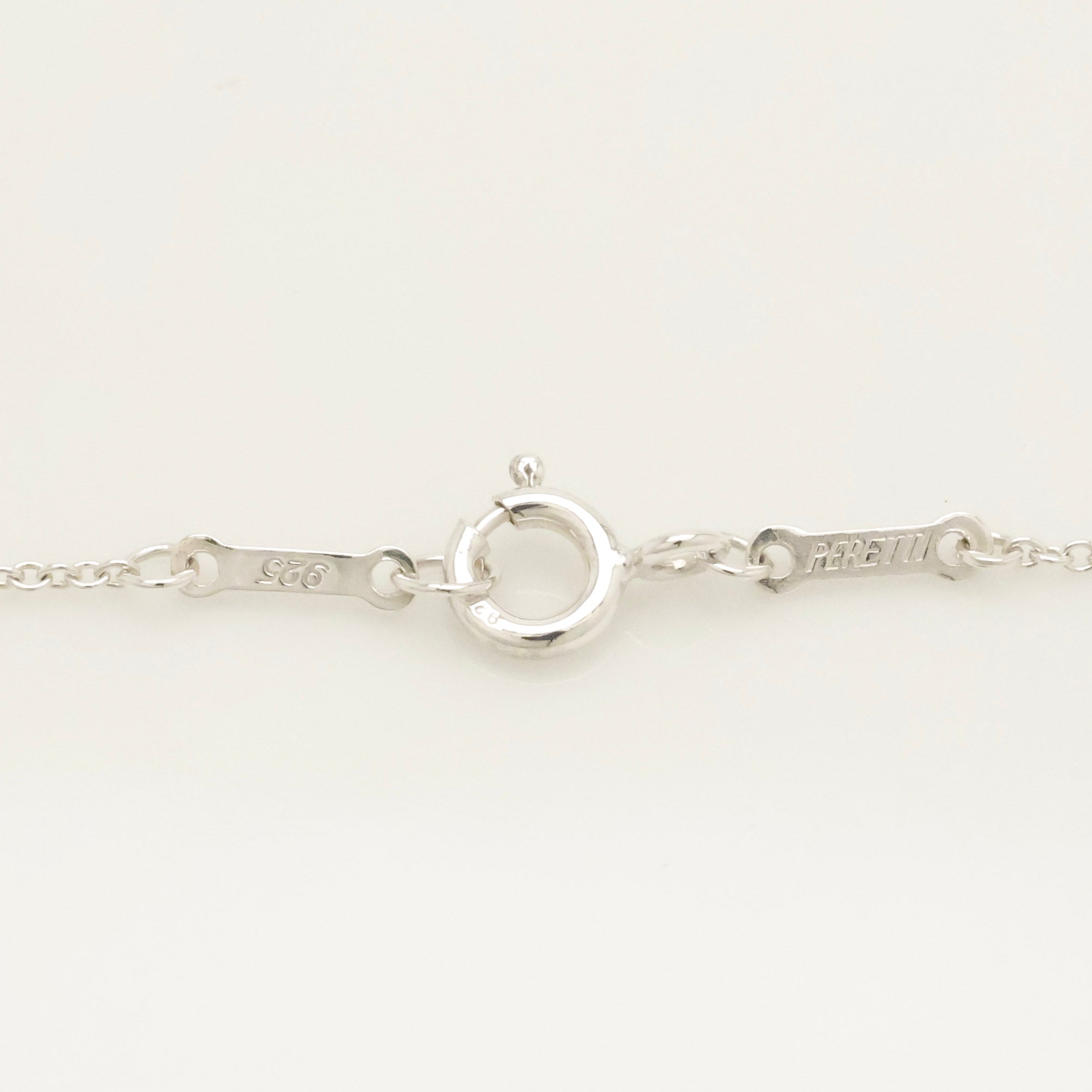 Tiffany & Co. Initial Letter "K" Pendant Necklace Sterling Silver 925