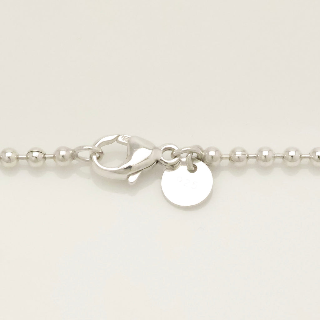 TIFFANY&Co.リターントゥ ティファニー オーバル タグ ボール チェーン ネックレス AG925
