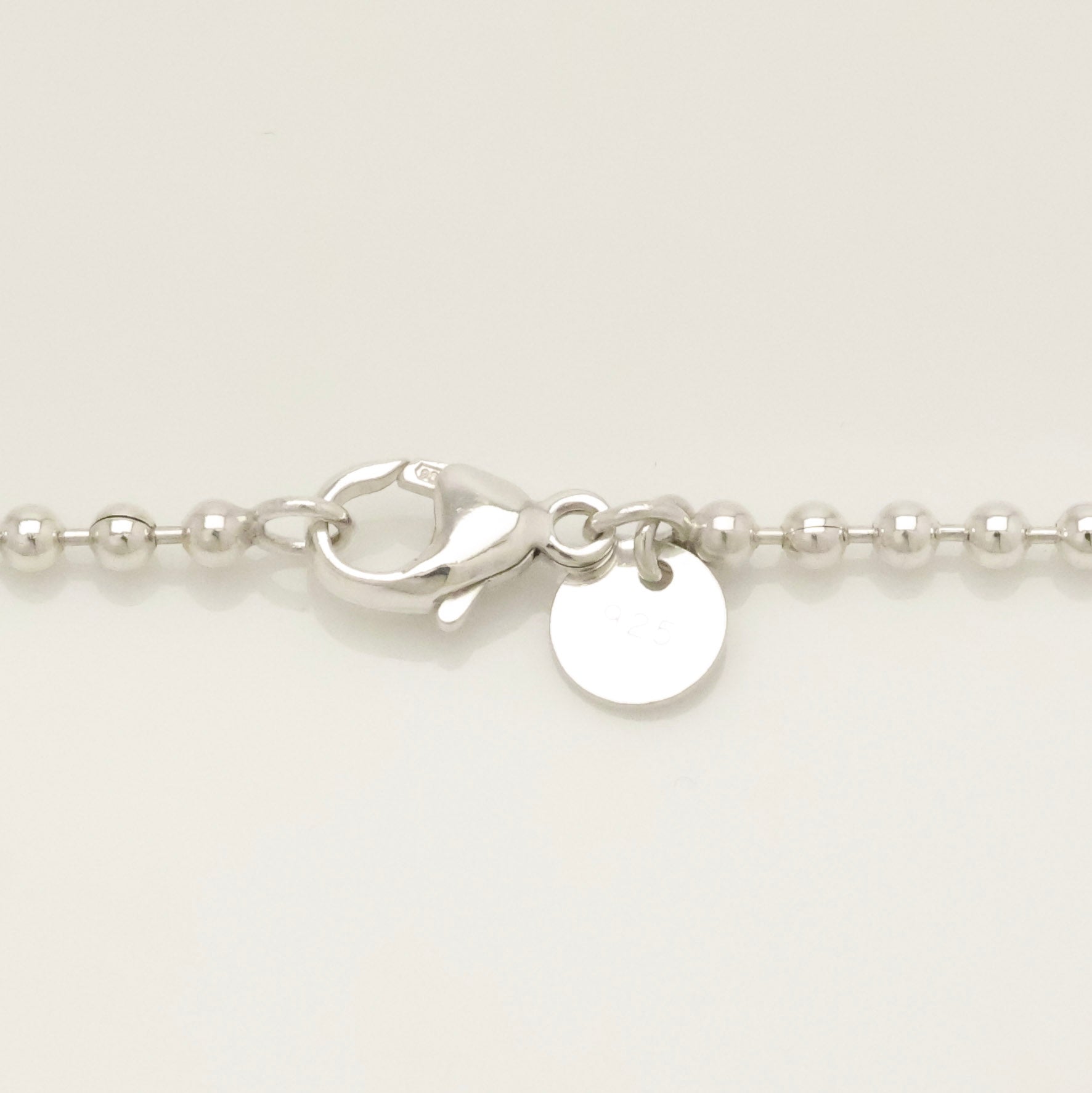 TIFFANY&Co.リターントゥ ティファニー オーバル タグ ボール チェーン ネックレス AG925