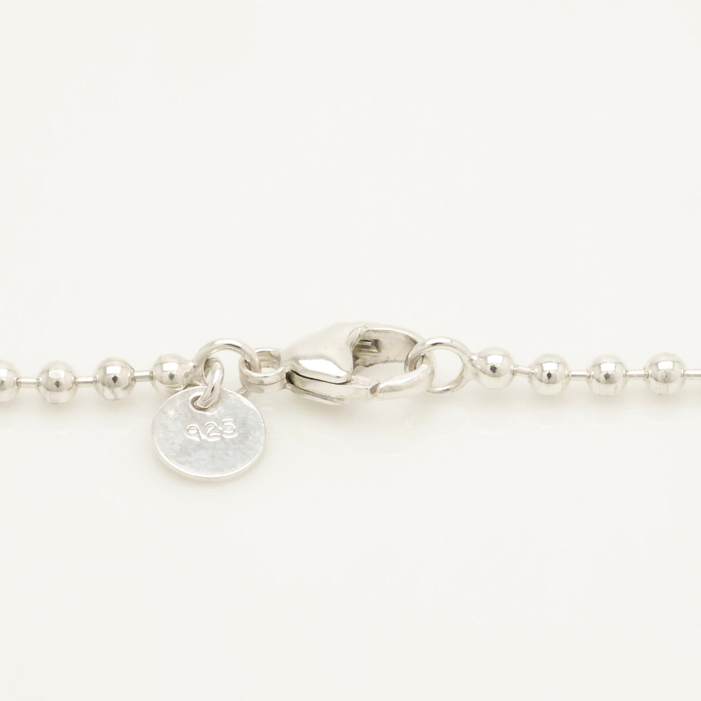 TIFFANY&Co.リターントゥ ティファニー オーバル タグ ボール チェーン ネックレス AG925