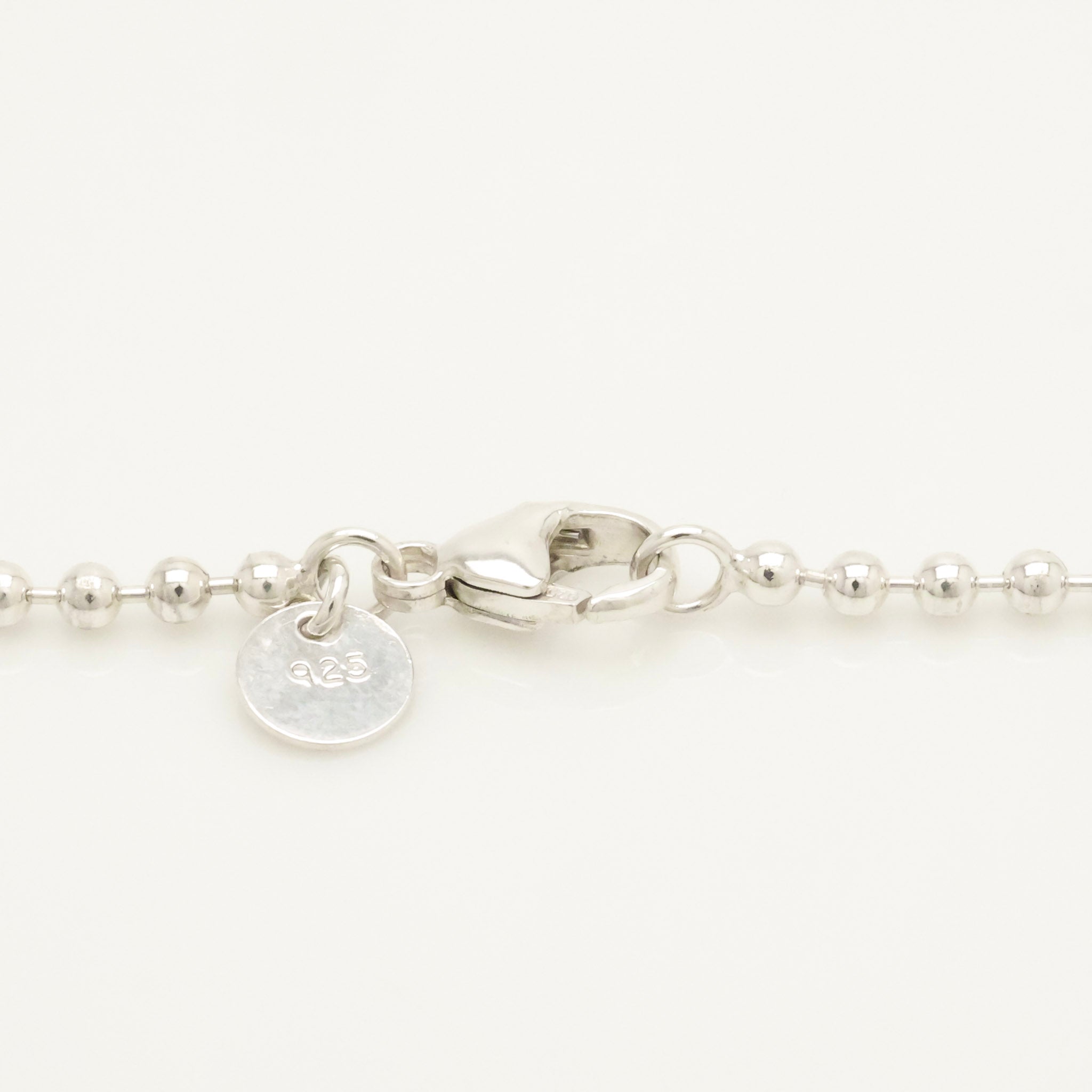 TIFFANY&Co.リターントゥ ティファニー オーバル タグ ボール チェーン ネックレス AG925