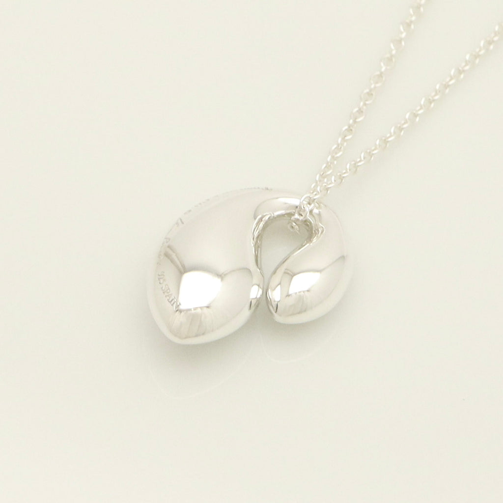 Tiffany & Co. Elsa Peretti Sterling Silver Double Teardrop Pendant Necklace