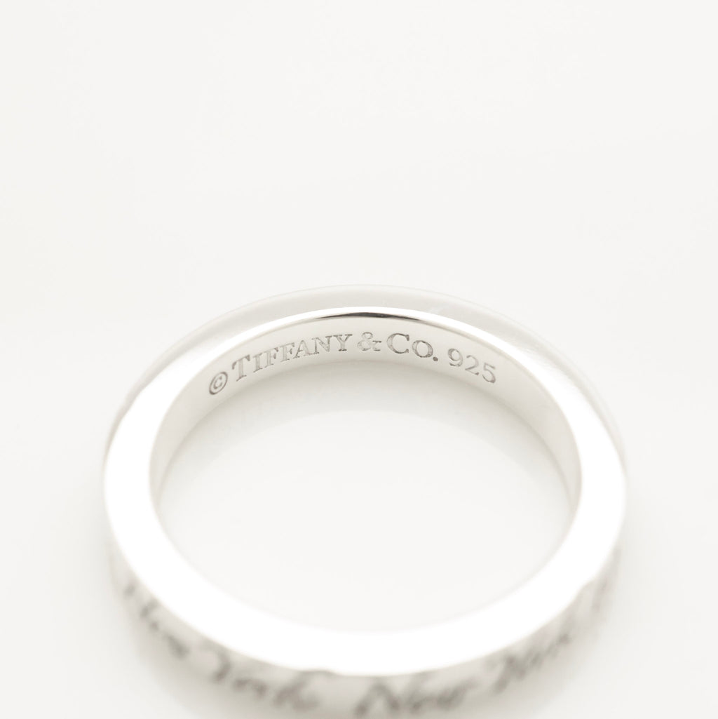 TIFFANY&Co. ノーツ NEW YORK ナロー リング 9 号 AG925