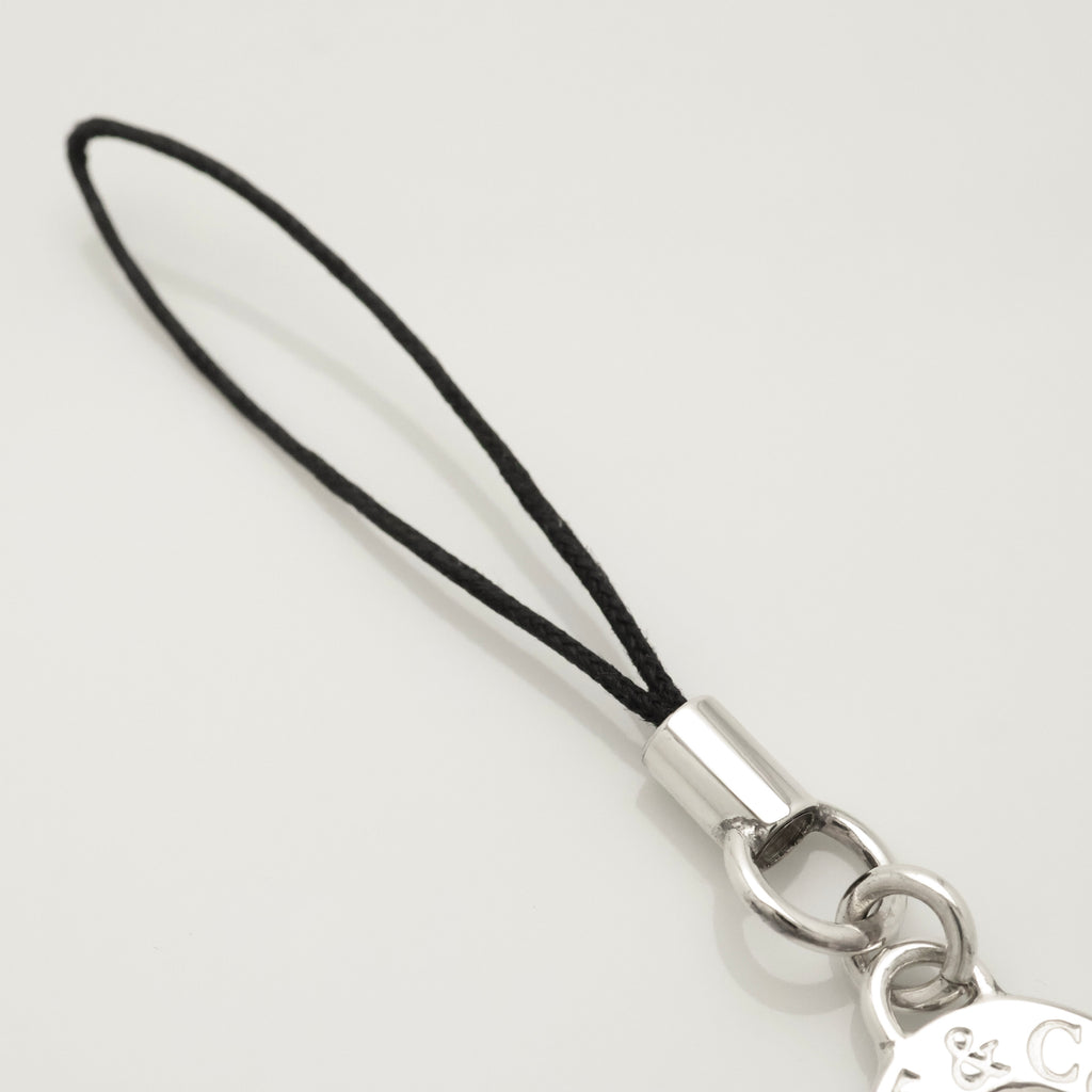 TIFFANY&Co. 1837 ロゴ ラウンド サークル ピンク エナメル ストラップ AG925