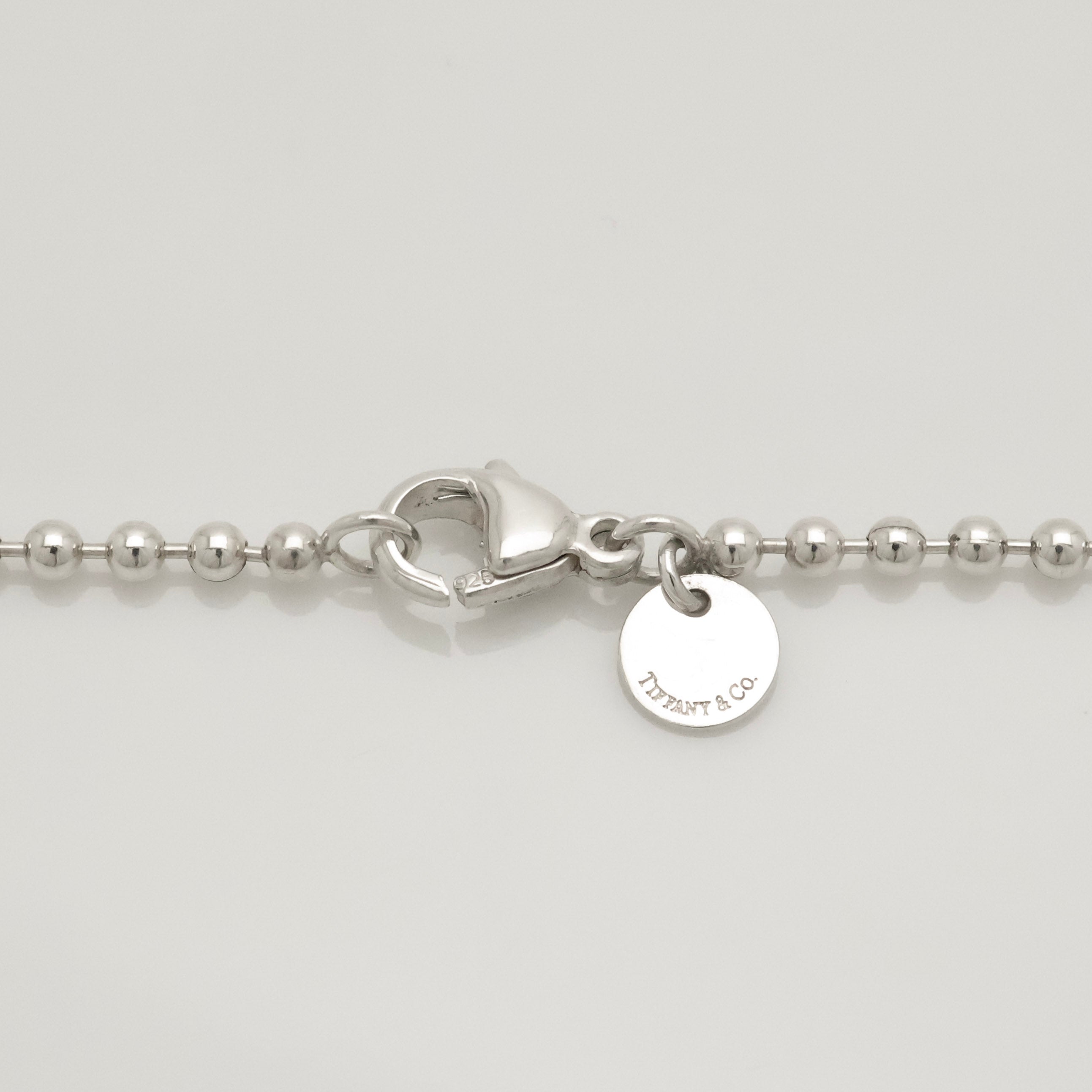 TIFFANY&Co. リターントゥ ティファニー ハート タグ ボール チェーン ネックレス AG925