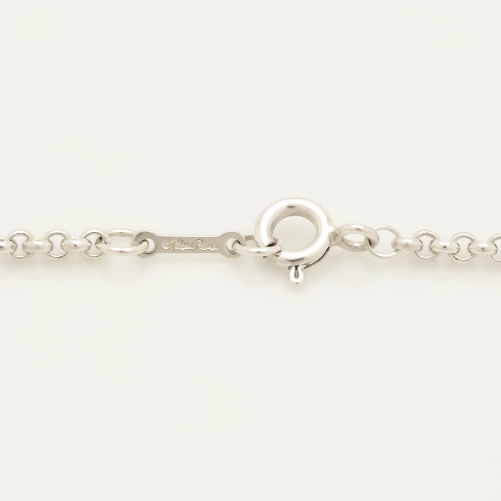  Tiffany & Co. Picasso Groove Cross Necklace Sterling Silver 925 