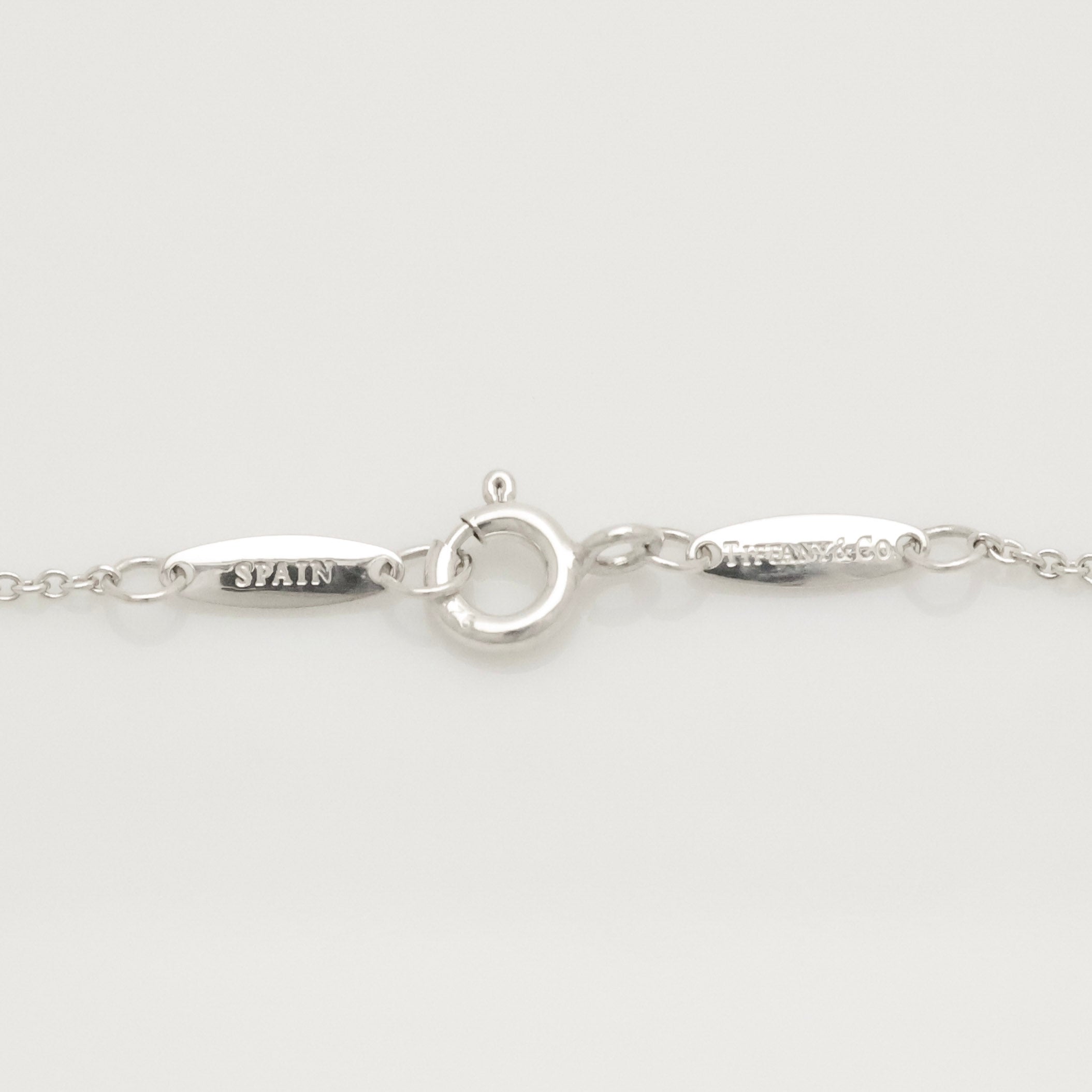 TIFFANY&Co.  バイザヤード ダイヤモンド 1P エルサペレッティ ネックレス AG925