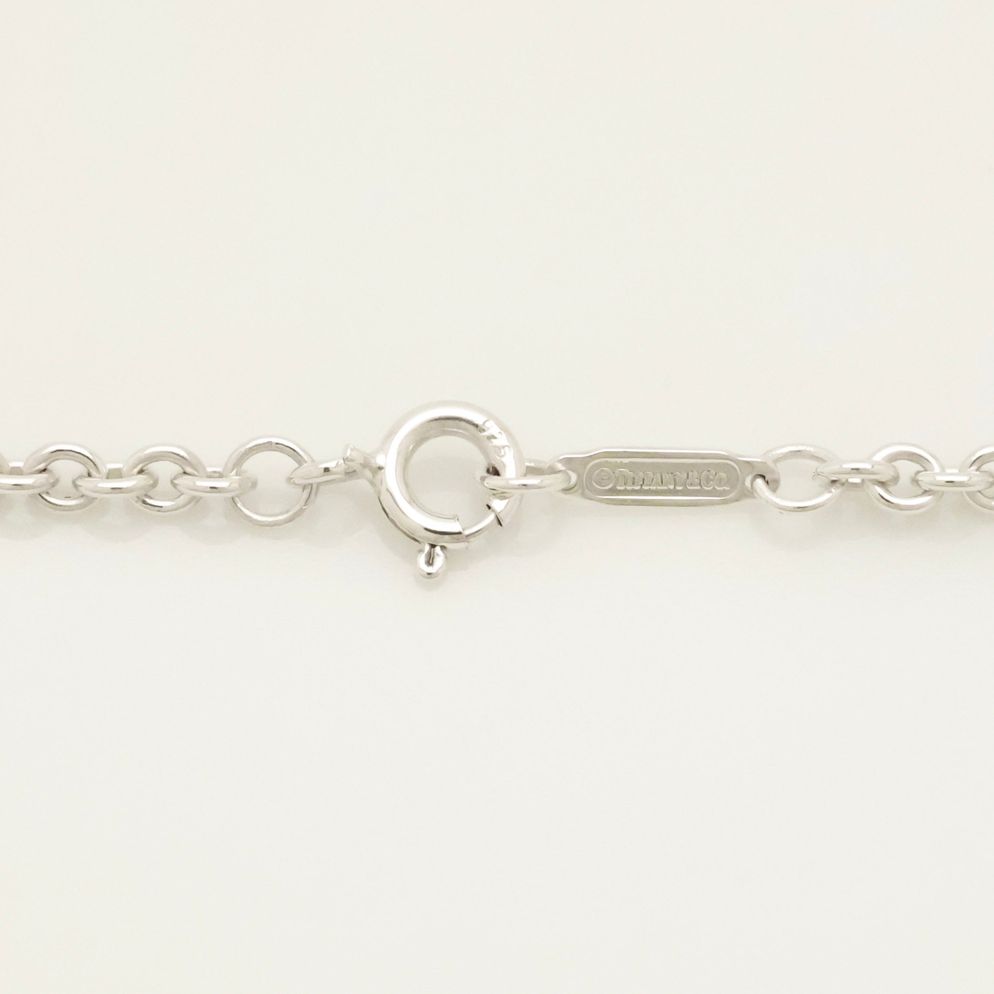 Tiffany & Co. Happy Anniversary Heart Tag Necklace Sterling Silver 925