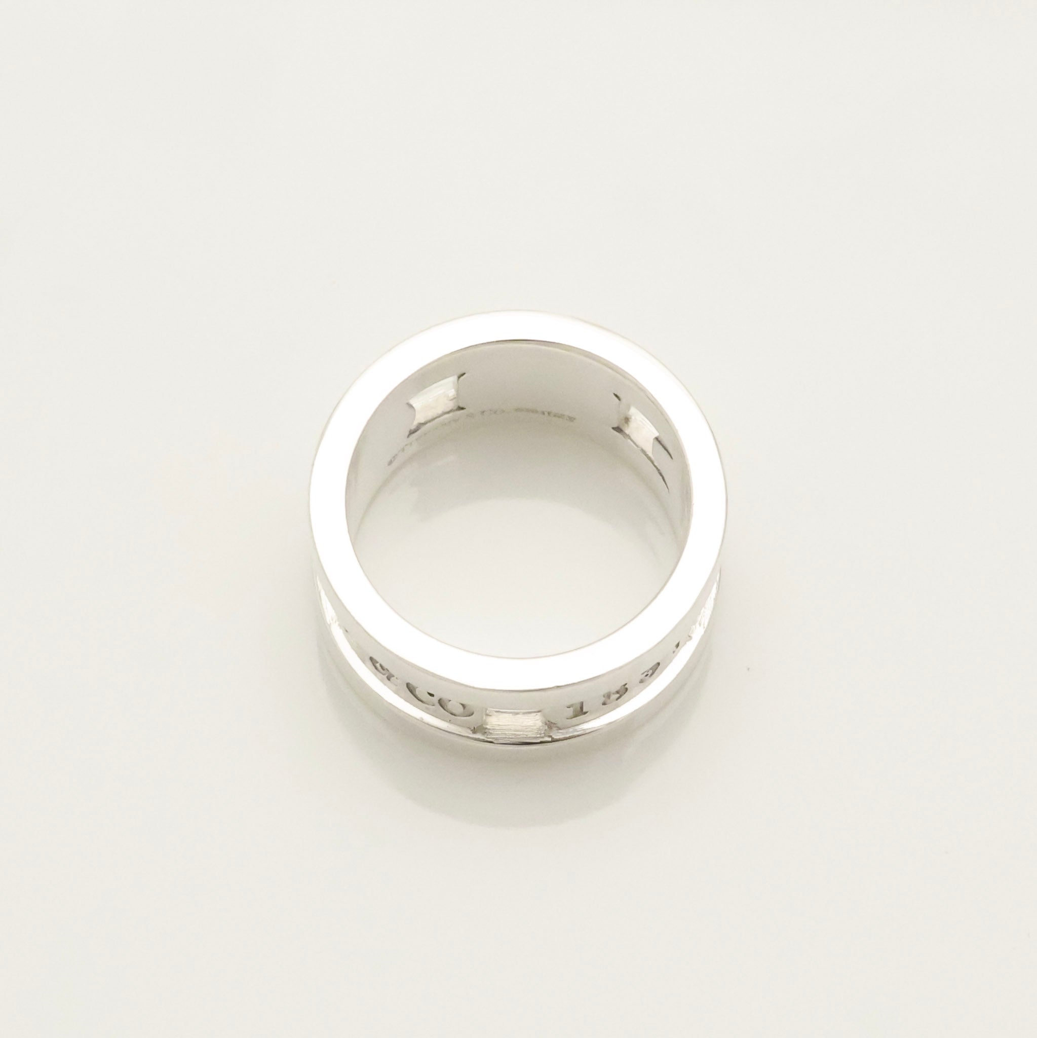 TIFFANY&Co. 1837 エレメント ワイド リング 9.5 号 AG925