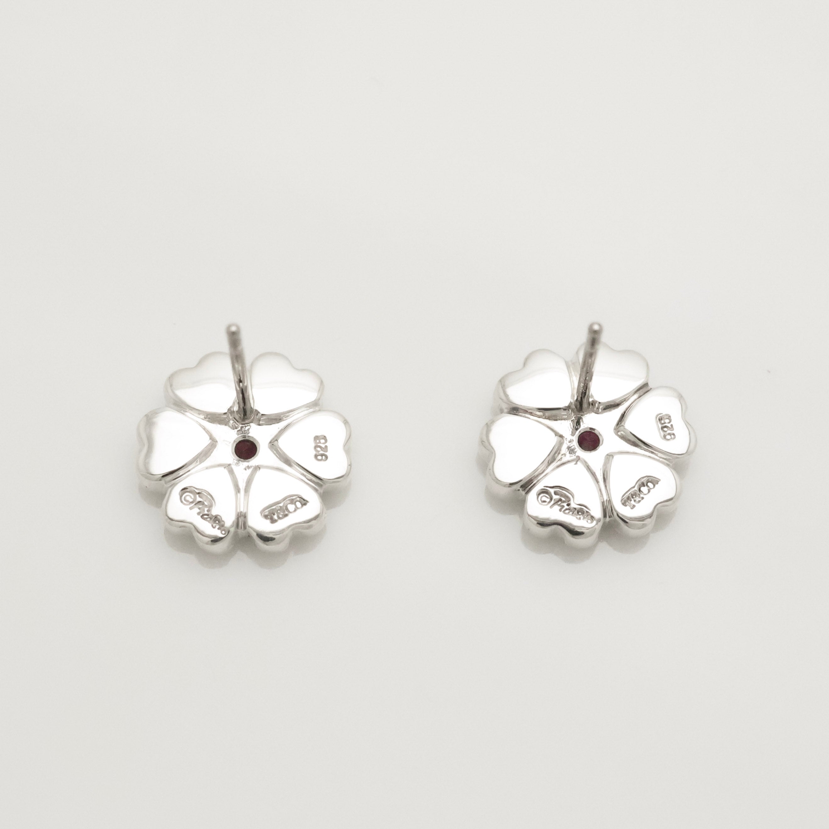 TIFFANY&Co. クラウン オブ ハート ピンク サファイア 1P パロマピカソ ピアス AG925