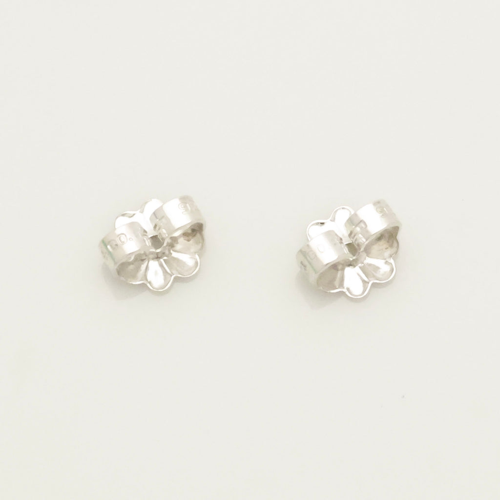 Tiffany & Co. Elsa Peretti Bean Design Earrings Sterling Silver 925