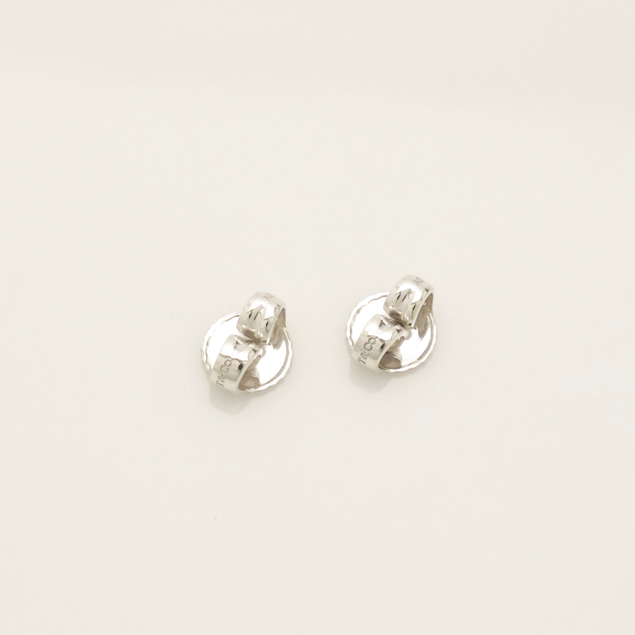 Tiffany & Co. Peretti Teardrop Stud Earrings Sterling Silver 925